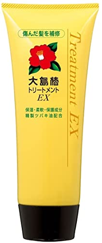 Oshima Tsubaki EX Treatment Hair Oil - 200g for Deep Conditioning, Repair & Shine - Perfect for Dry, Damaged Hair & Scalp Care at Home or Salon