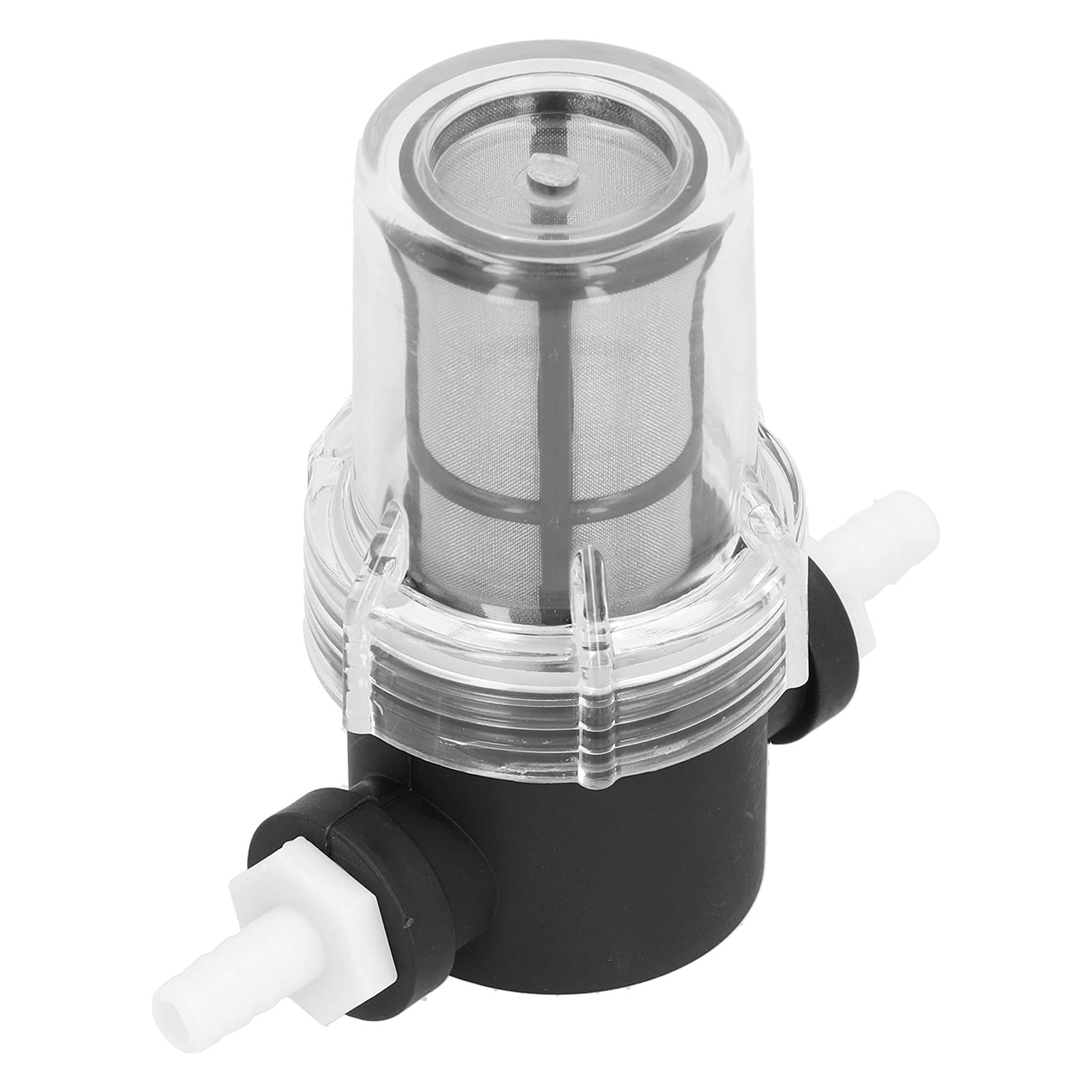 Professional 150 Micron 80 Mesh Inline Beer Filter with 2 Barbs - Home Brewing Water Strainer for Craft Beer, Kegging & Draft Systems | Perfect for Homebrewers & Microbreweries
