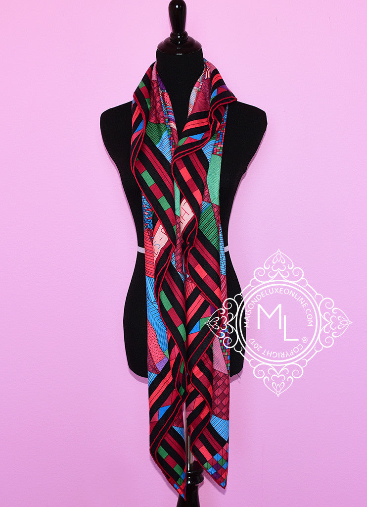 Hermes Patchwork Horse Fuchsia Cashmere 140 GM Shawl Scarf - Luxury Women's Fashion Accessory for Parties, Weddings & Special Occasions