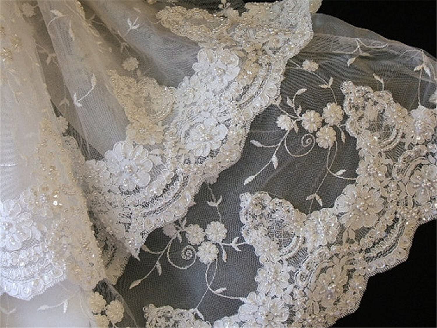 Elegant 2-Layer Ivory Long Christening Gowns for Baby Girls - Perfect for Baptism, First Communion & Special Occasions