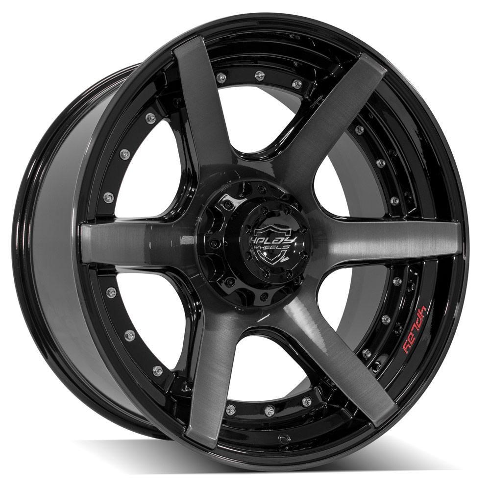 4Play Gen2 4P60 Gloss Black Wheels 22x10.0 18