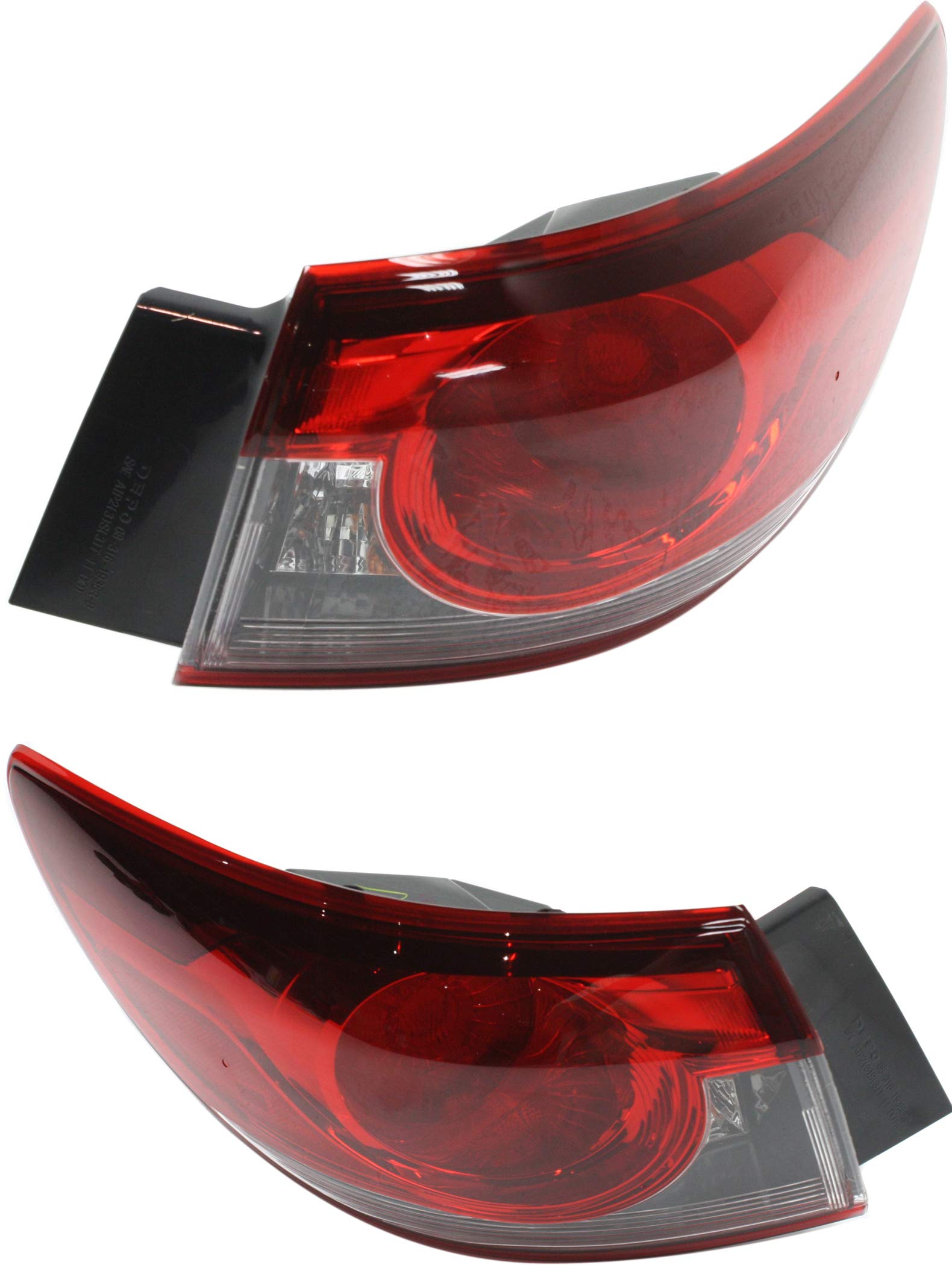 Garage-Pro Pair of 2 LED Tail Lights Compatible with 2014-2015 Mazda 6 - CAPA Certified Primed Replacement for Driver & Passenger Side - Enhance Nighttime Safety & Style for Your Sedan
