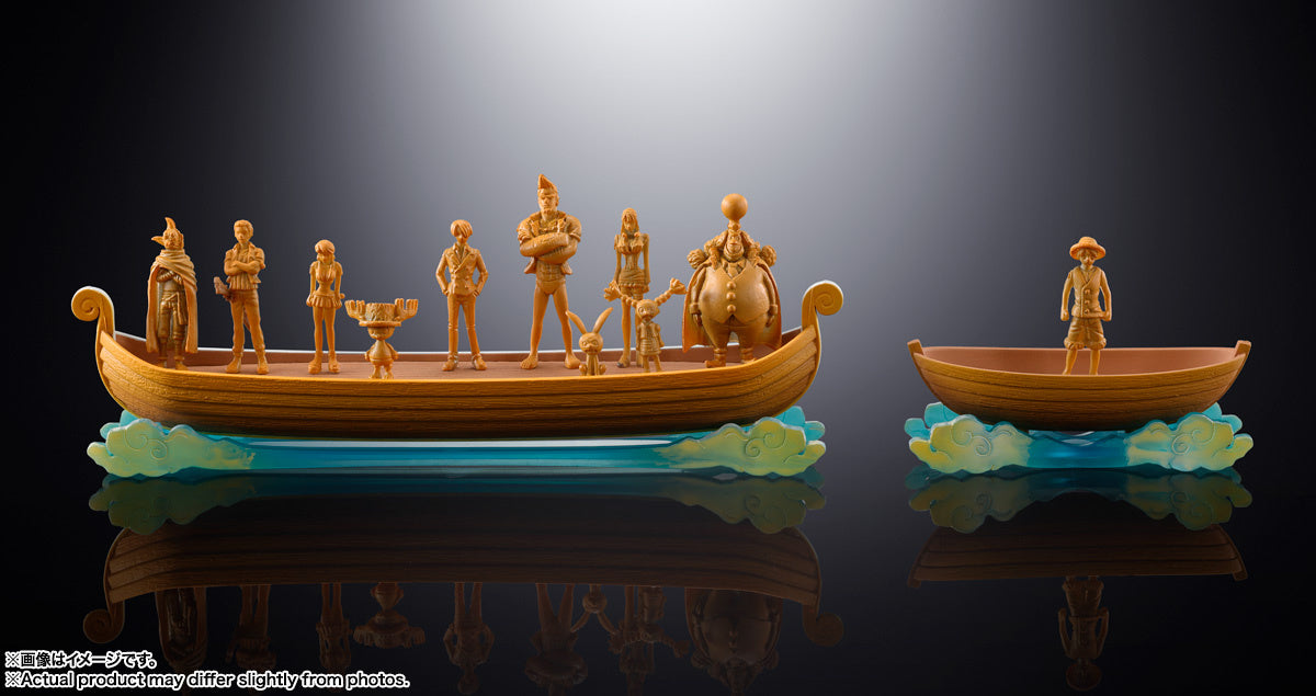 Chogokin Going Merry One Piece Ship Model - 25th Anniversary Memorial Edition Collectible Figure for Anime Fans | Perfect for Display, Gift Giving, and One Piece Merchandise Collection