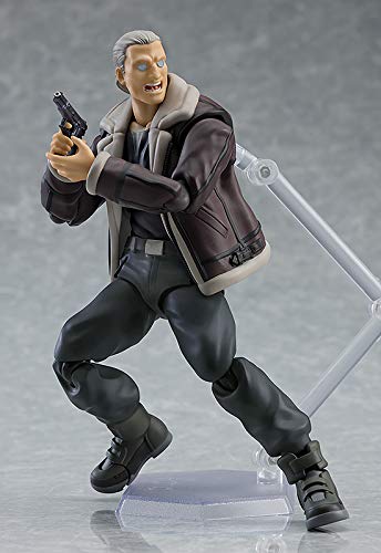 Max Factory Ghost in The Shell Stand Alone Complex: Batou S.A.C. Version Figma Action Figure - Collectible Anime Toy for Fans & Display - Perfect for Home Decor, Office Display, and Anime Collections