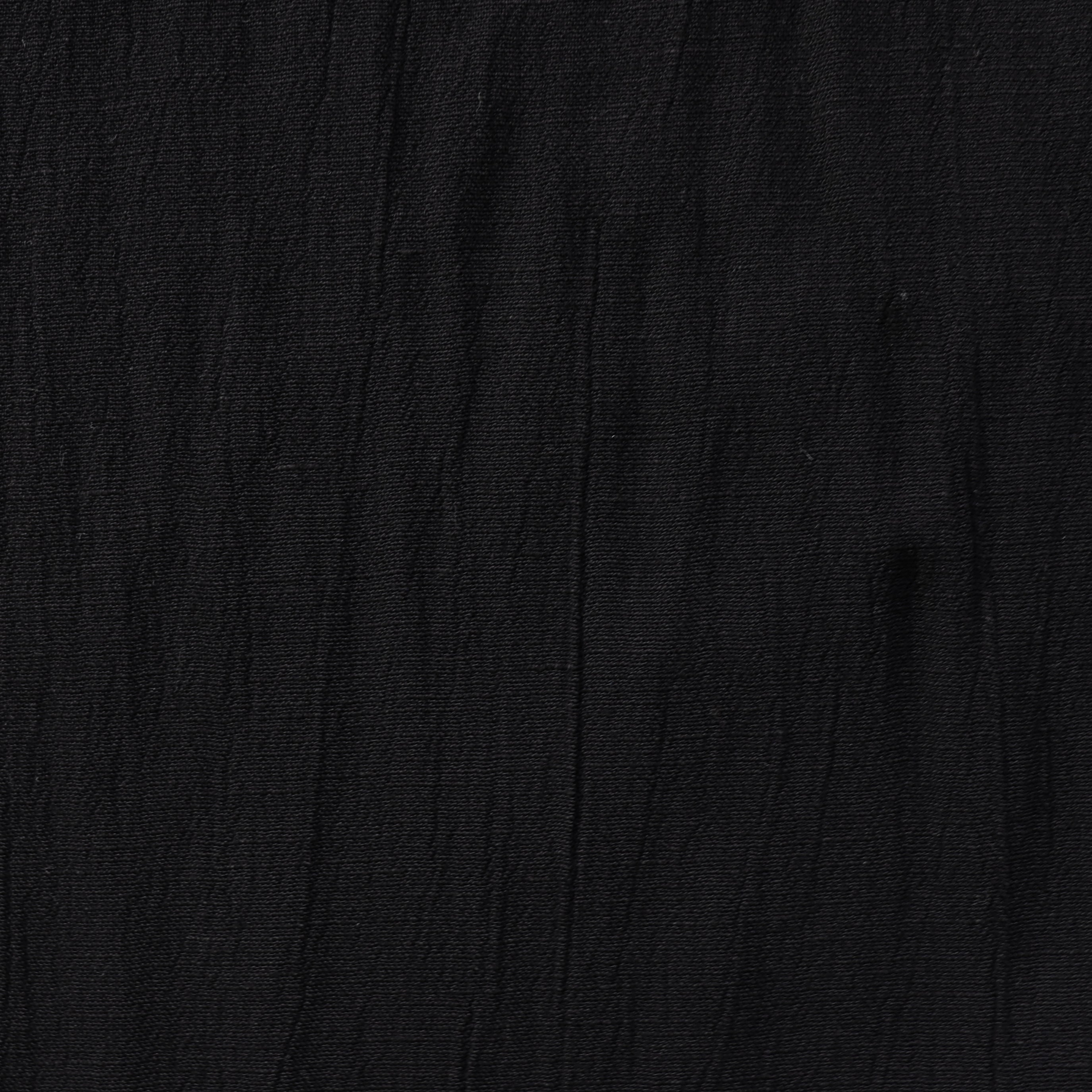 Viscose Linen Crinkle Black Dress - Lightweight & Breathable Summer Maxi Dress for Women | Perfect for Beach Vacations, Casual Outings & Boho Style