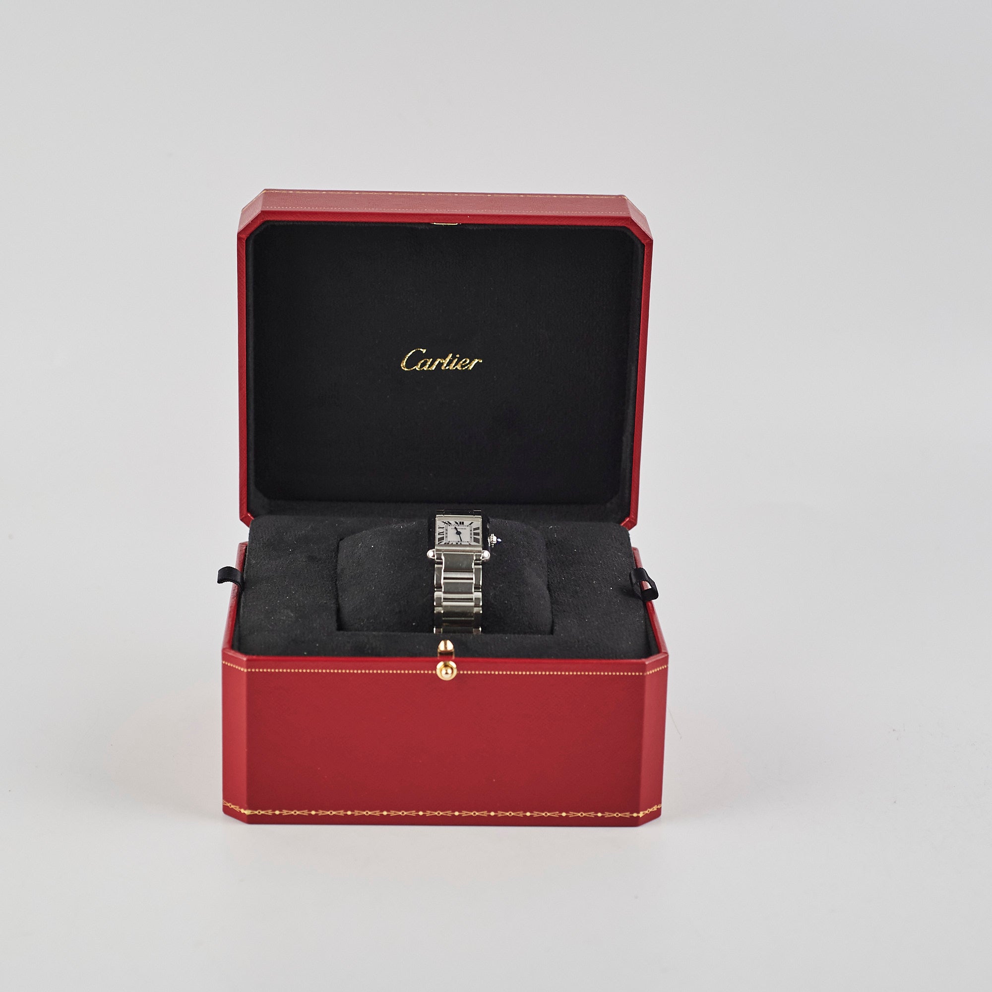 Cartier Tank Must Small Model WSTA0051 - Luxury Quartz Watch for Women, Stainless Steel Case & Bracelet - Perfect for Business, Office, and Formal Occasions