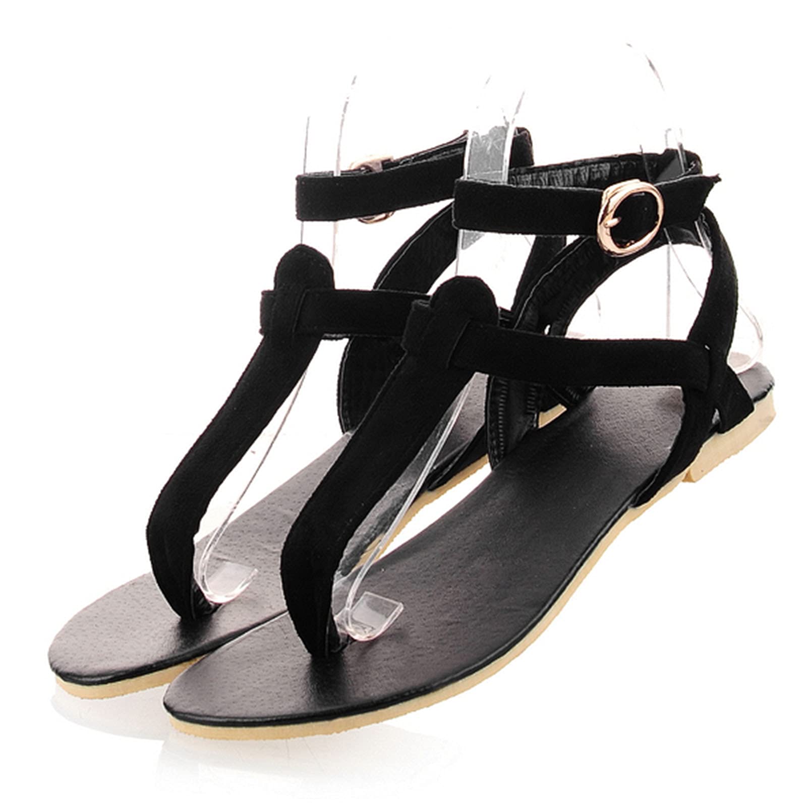 CYNLLIO Women's Open Toe Flip Flops with Ankle Strap - Comfortable Summer Beach Sandals for Casual Wear, Vacation & Outdoor Activities