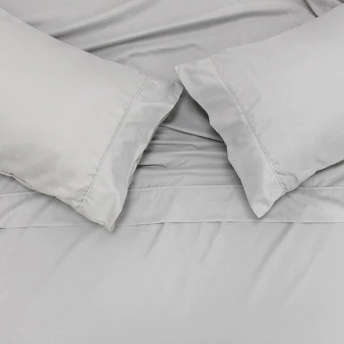 Eternal Collection Premium Pillowcases - Soft Whisper Gray Bedding Set for Ultimate Comfort | Perfect for Home, Hotel & Airbnb Use