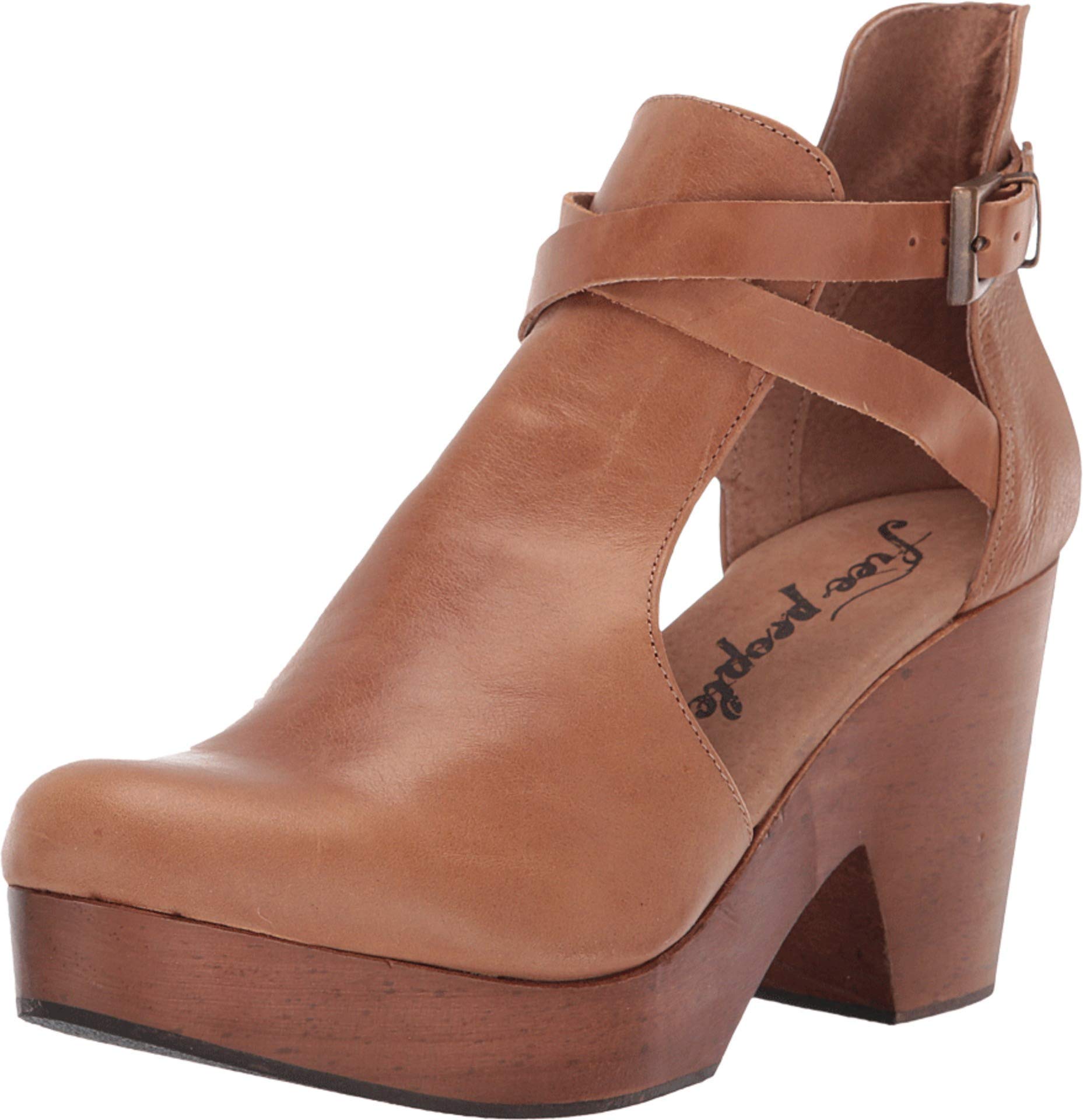 Free People Women's Cedar Clog - Comfortable Wooden Platform Sandals with Arch Support | Perfect for Summer, Beach, Boho Outfits & Casual Wear