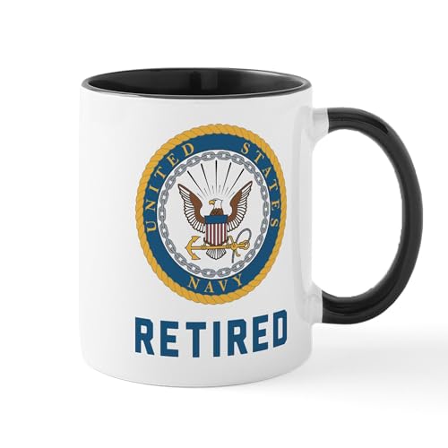 White/Black Inside - US Navy Retired