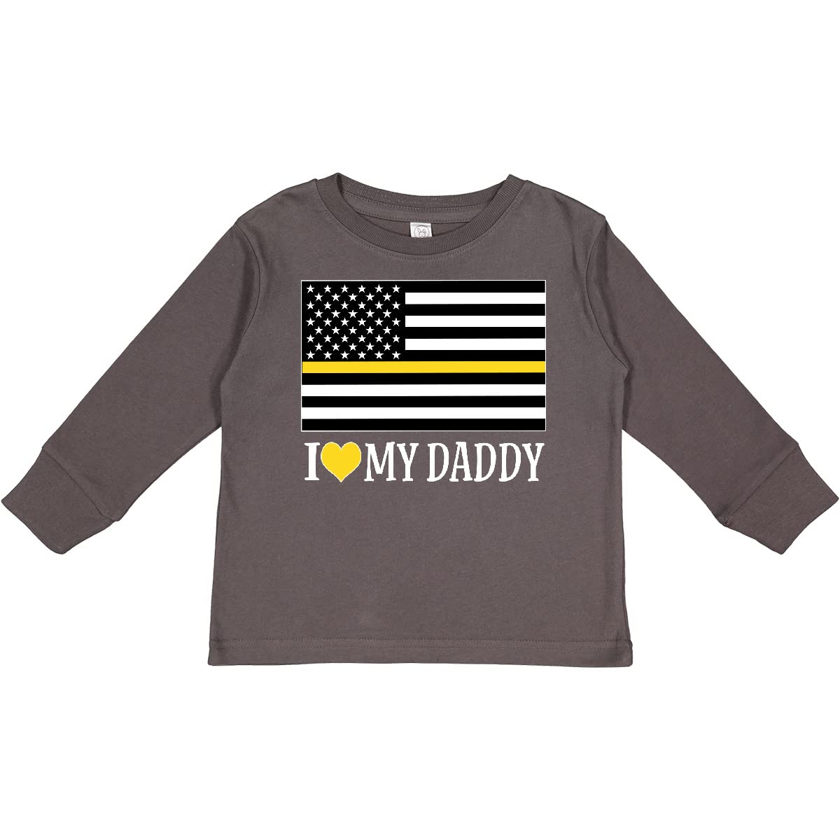 Inktastic Dispatcher Dad Emergency Services Toddler Long Sleeve T-Shirt - Cute Graphic Tee for Kids, Police, Firefighter & EMS Apparel - Perfect for First Responder Families & Special Occasions