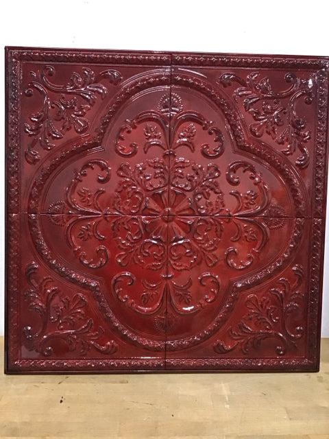 31 Sq. Embossed Metal Tile - Decorative Wall & Backsplash Tiles for Kitchen, Bathroom, and Fireplace | Rustic & Vintage Style Home Decor
