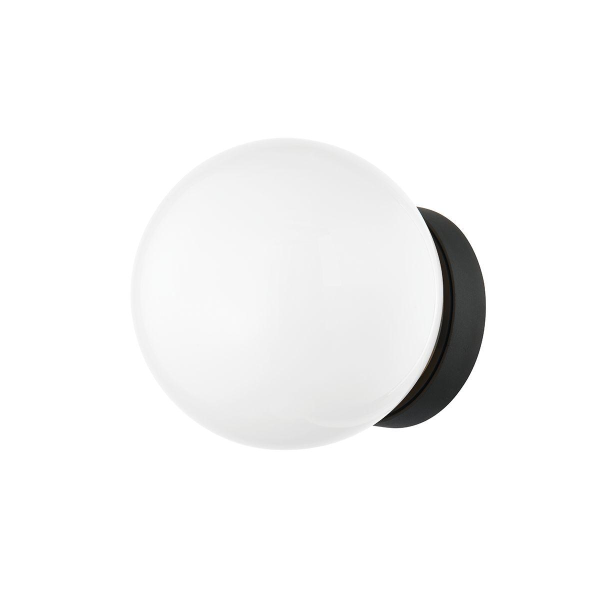 Ansel Wall Light - Textured Black Finish - Modern Sconce for Bedroom, Living Room & Hallway Lighting