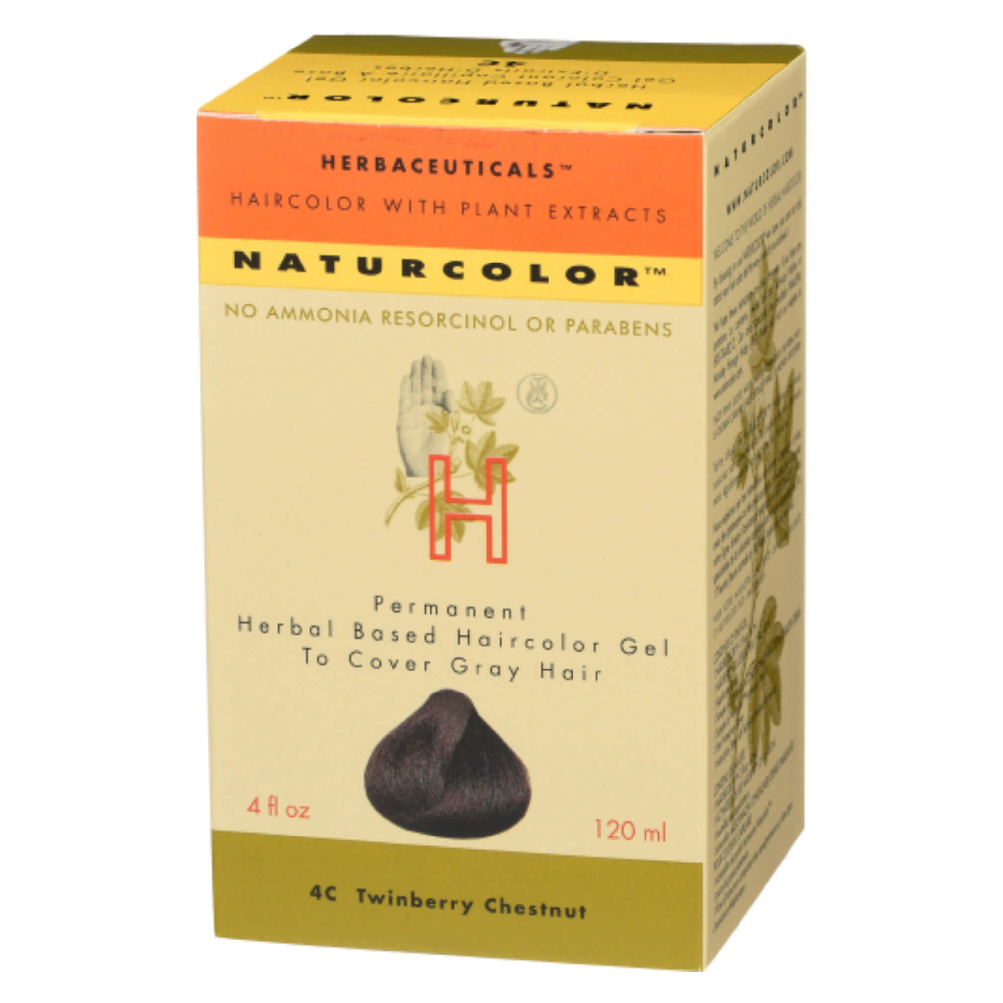 Natural Herbal Hair Color Gel for Women & Men - Ammonia-Free, Chemical-Free Hair Dye with Organic Ingredients | Perfect for At-Home Hair Coloring & Gray Coverage