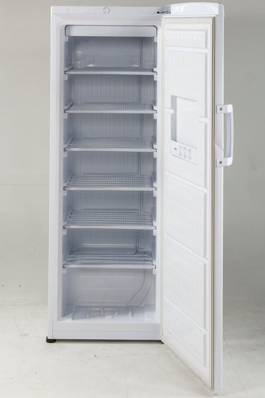 Avanti VF93Q0W 9.3 Cu. Ft. White Vertical Freezer - Energy Efficient Upright Deep Freezer for Home, Garage, or Restaurant Use - Perfect for Storing Frozen Foods, Meat, and Ice Cream