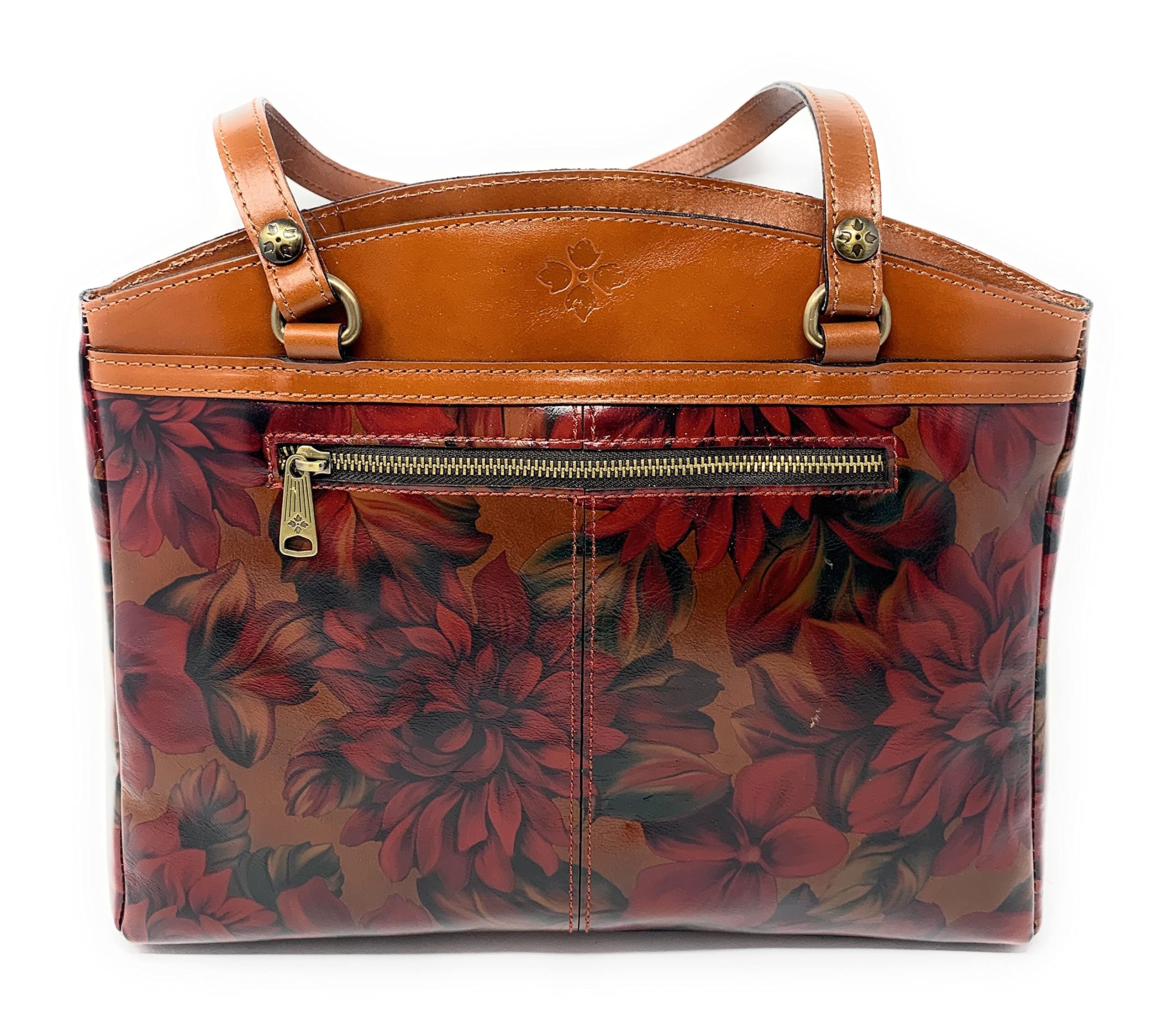 Patricia Nash Poppy Tote Bag - Stylish Leather Handbag for Women | Perfect for Work, Travel & Everyday Use