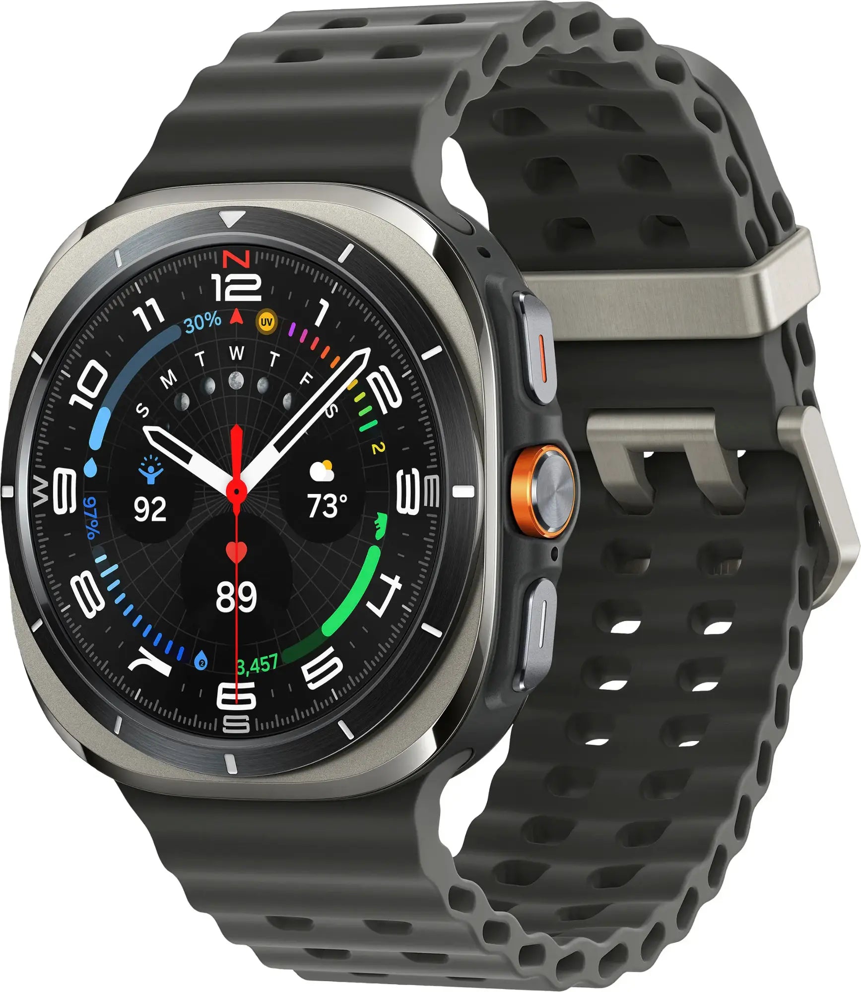 Samsung Galaxy Watch Ultra Titanium Smartwatch 47mm LTE (Renewed) - Fitness Tracker, Heart Rate Monitor, Sleep Tracking for Active Lifestyles & Outdoor Adventures