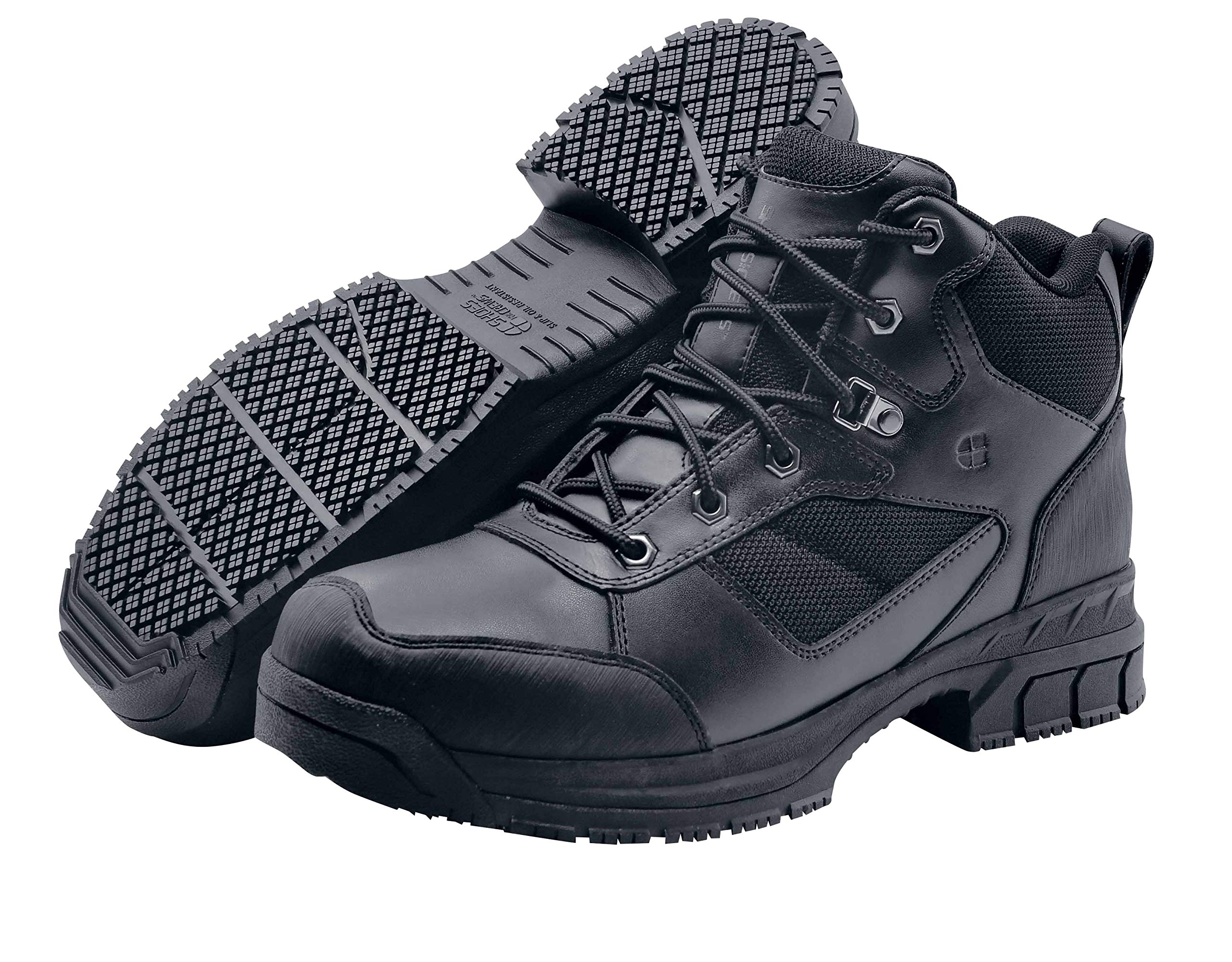 Shoes for Crews Voyager II Slip Resistant Work Boots - Waterproof Soft Toe Safety Shoes for Men & Women | Ideal for Restaurant, Construction & Industrial Work