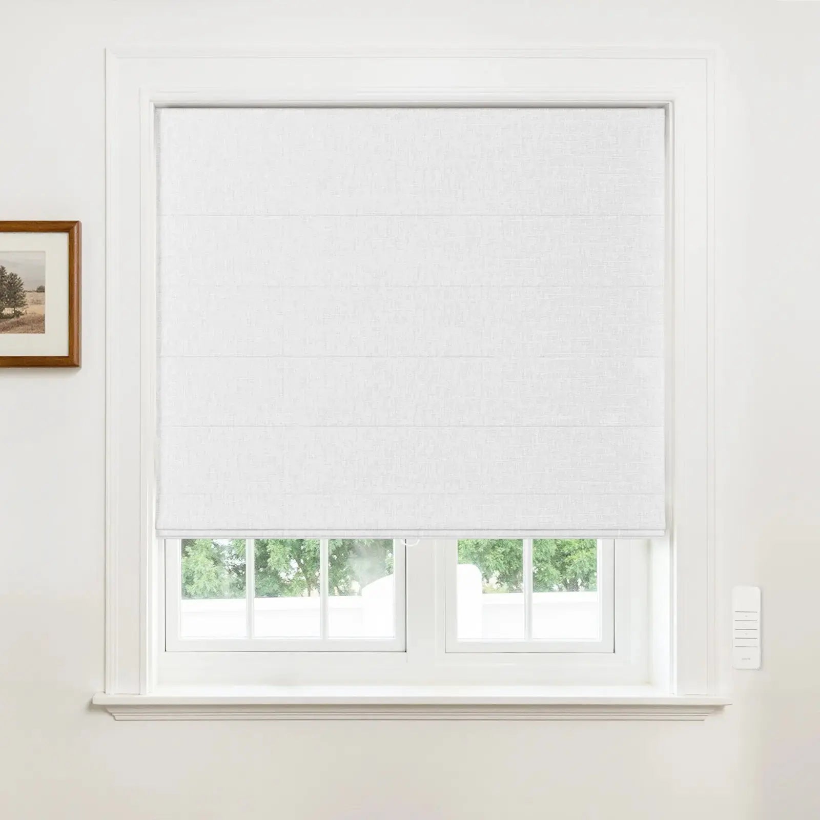 Alvin Motorized Blackout Roller Shade - Premium Window Treatment for Privacy & Light Control | Perfect for Bedrooms, Home Theaters & Offices