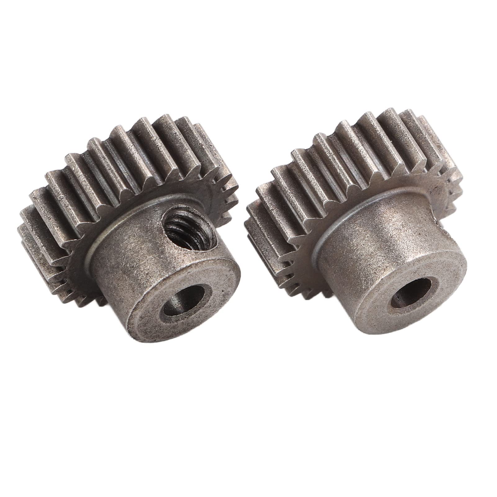 Weiyiroty 23T Hard Anodized RC Metal Pinion Gear Set - Durable Rust-Proof Motor Gears with Machine Screws for 1/10 Scale RC Cars (HSP 94107, 94111) - Perfect for Off-Road Bashing, Racing & RC Car Upgrades