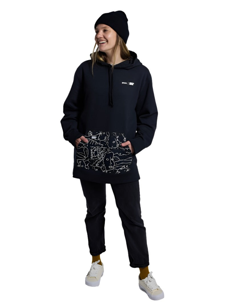 Anon Shantell Martin Pullover Hoodie 2023 - Stylish Unisex Hooded Sweatshirt for Men & Women | Perfect for Casual Wear, Street Fashion & Winter Outfits