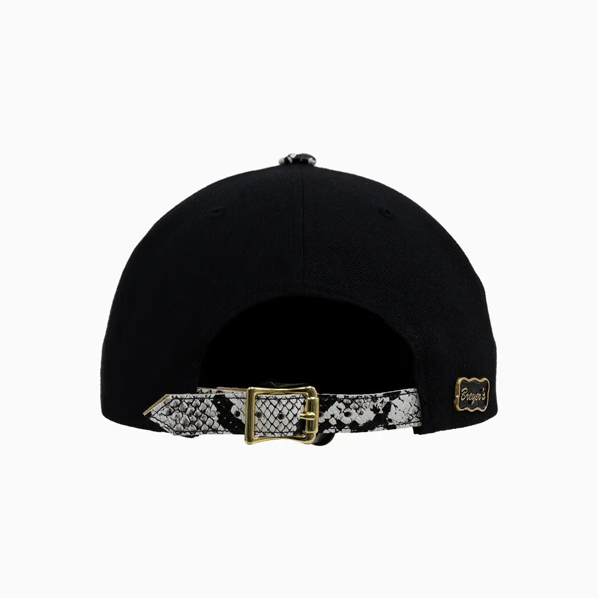 Breyer's Buck 50 OG Wool Hat with Faux Snake Skin Visor - Stylish Winter Beanie for Men & Women - Perfect for Outdoor Activities, Hiking, and Cold Weather Fashion