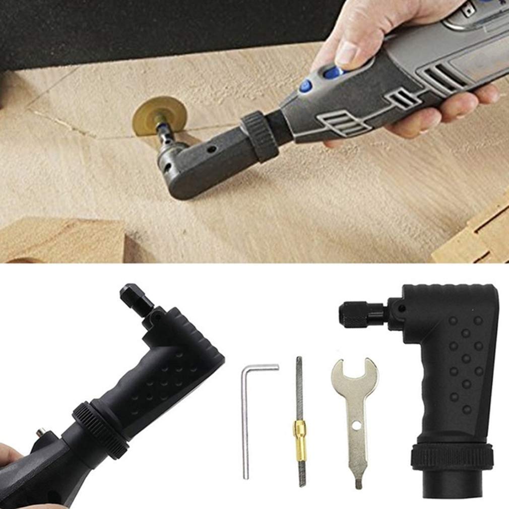 90 Degree Right Angle Grinder Attachment - Electric Rotary Tool Converter for Drills & Sanders - Perfect for Tight Spaces, DIY Projects & Metalworking