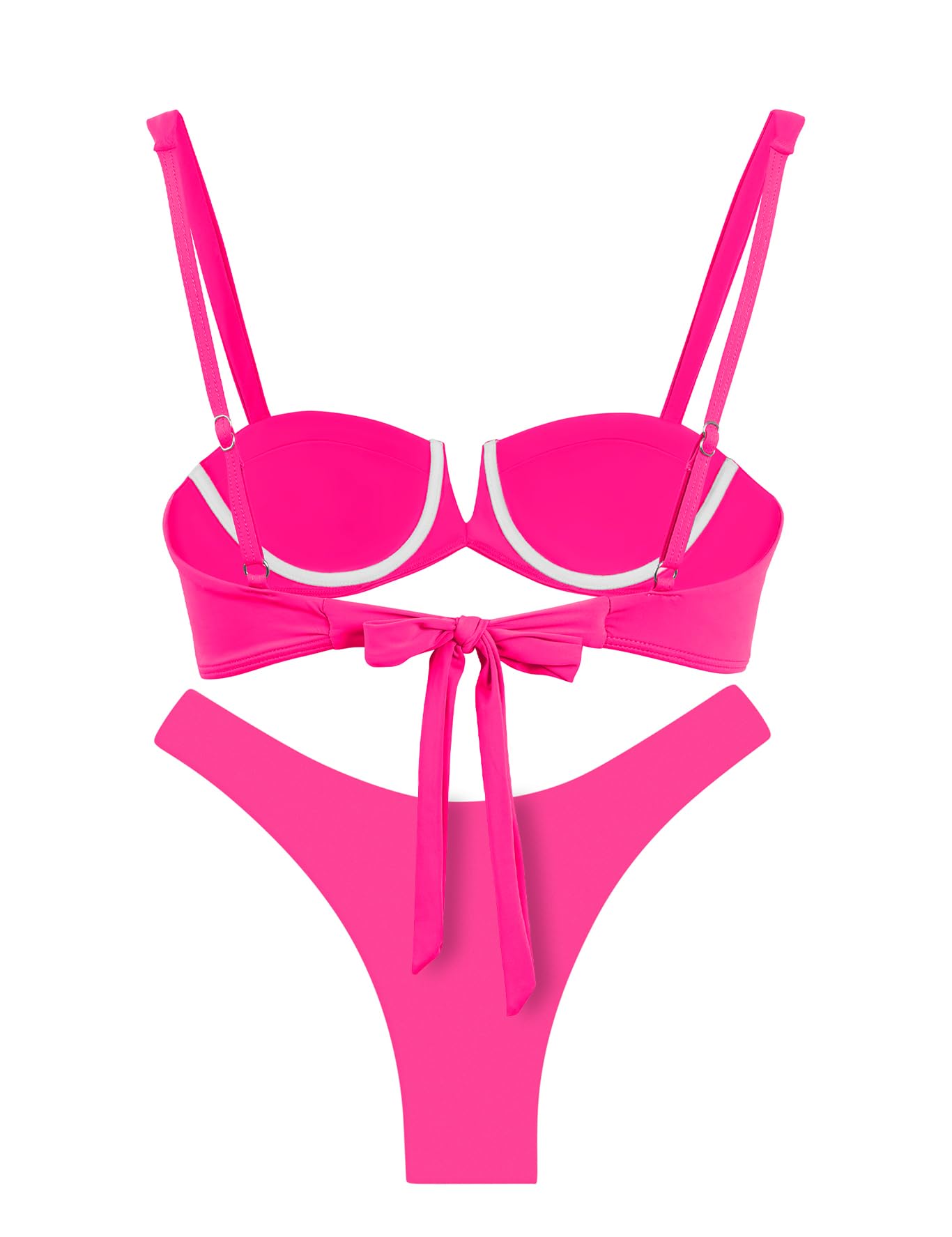 Narecte Women's Sexy Bikini Set - Triangle Bathing Suit for Women | Swimwear for Beach, Pool & Vacation | High-Quality Comfortable Swimsuits for Summer