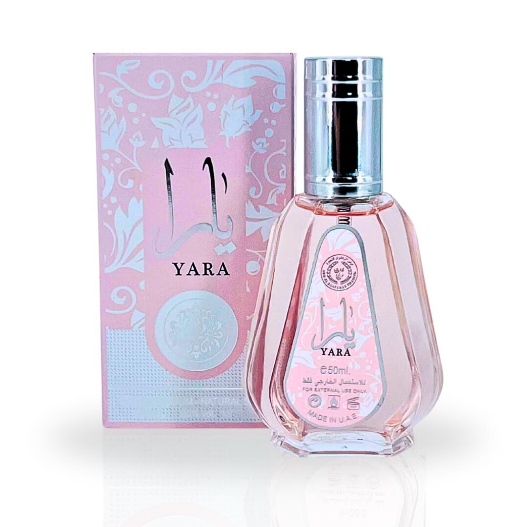 Lattafa Perfumes Yara, Qaed Al Fursan & Hayaati - Eau de Parfum 50ml (1.7 oz) Travel Size Mini Perfume Set, Original Luxury Fragrance for Men & Women - Perfect for Gifts, Travel & Daily Wear