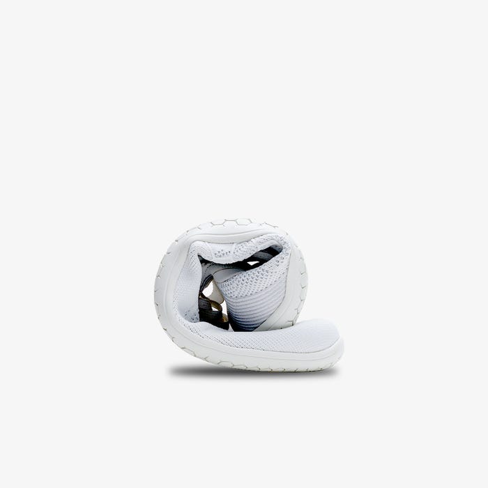 Vivobarefoot Men's Primus Lite Knit Barefoot Shoes - Breathable Minimalist Running & Walking Shoes for Natural Movement - Gym, Trail, Travel & Everyday Wear (Bright White)