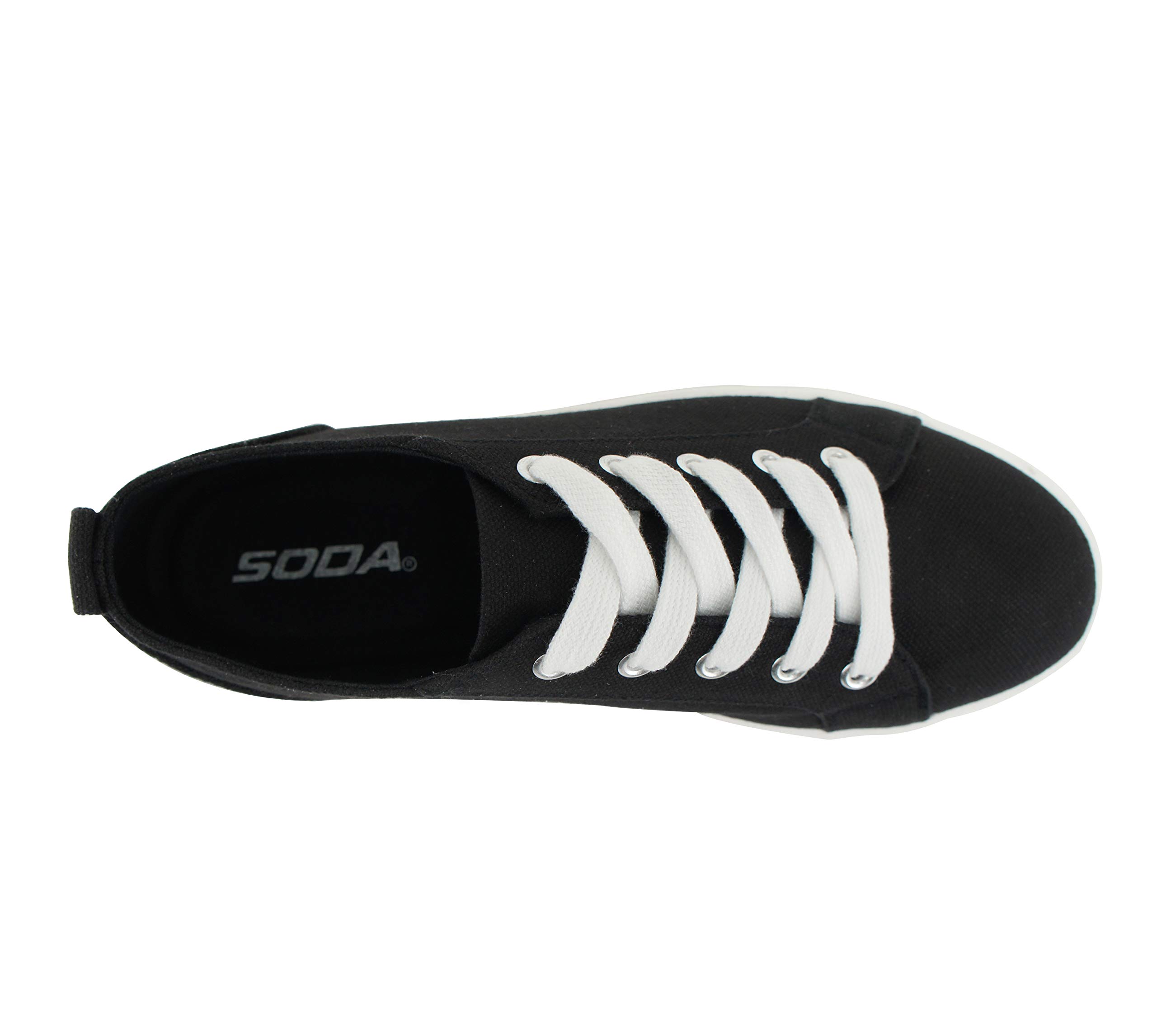Women's Fashion Sneakers with Double Deck Bottom Sole - Comfortable Padded Sock Liner for Casual Wear & Walking | Trendy Soda Petal Design for Everyday Style