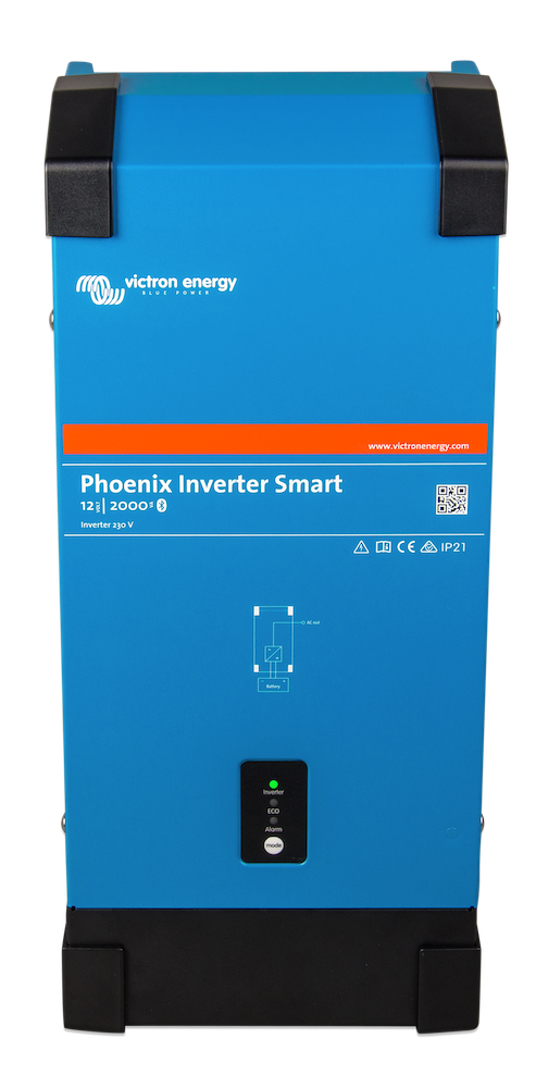 Phoenix Inverter 12V 2000W 230V Pure Sine Wave Power Inverter - Smart Charging for RVs, Boats & Off-Grid Solar Systems