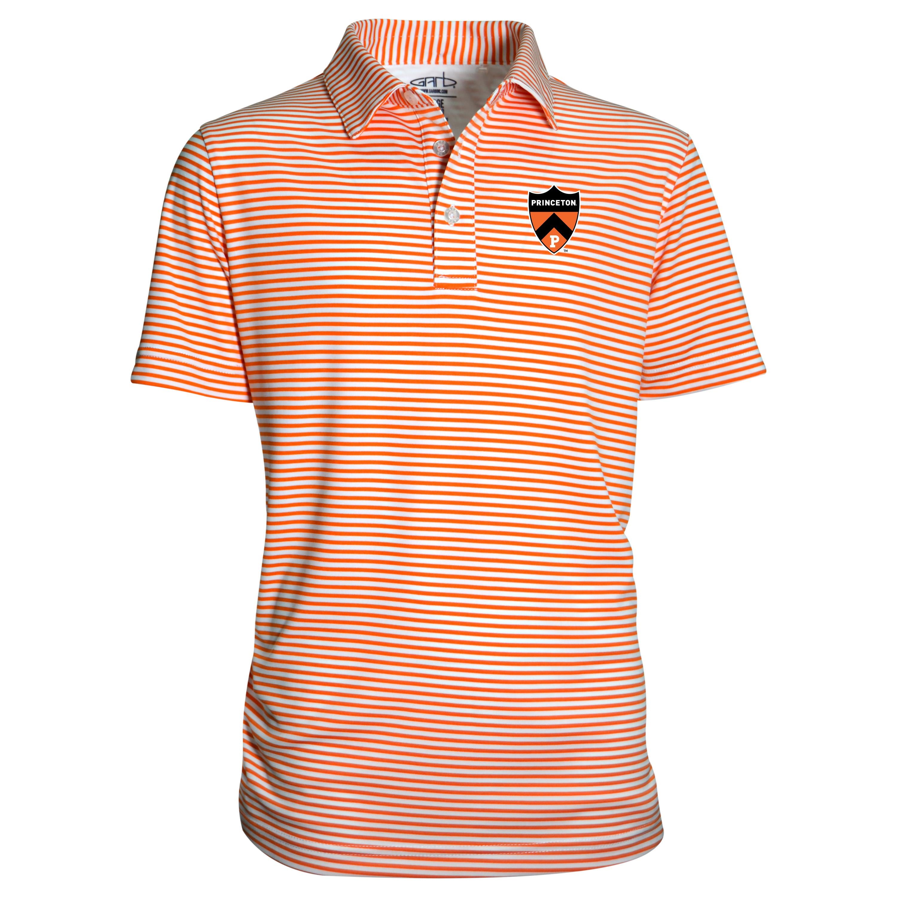 Princeton Tigers Youth Boys' Polo Shirt - Comfortable & Breathable Cotton Tee for School, Sports & Casual Wear