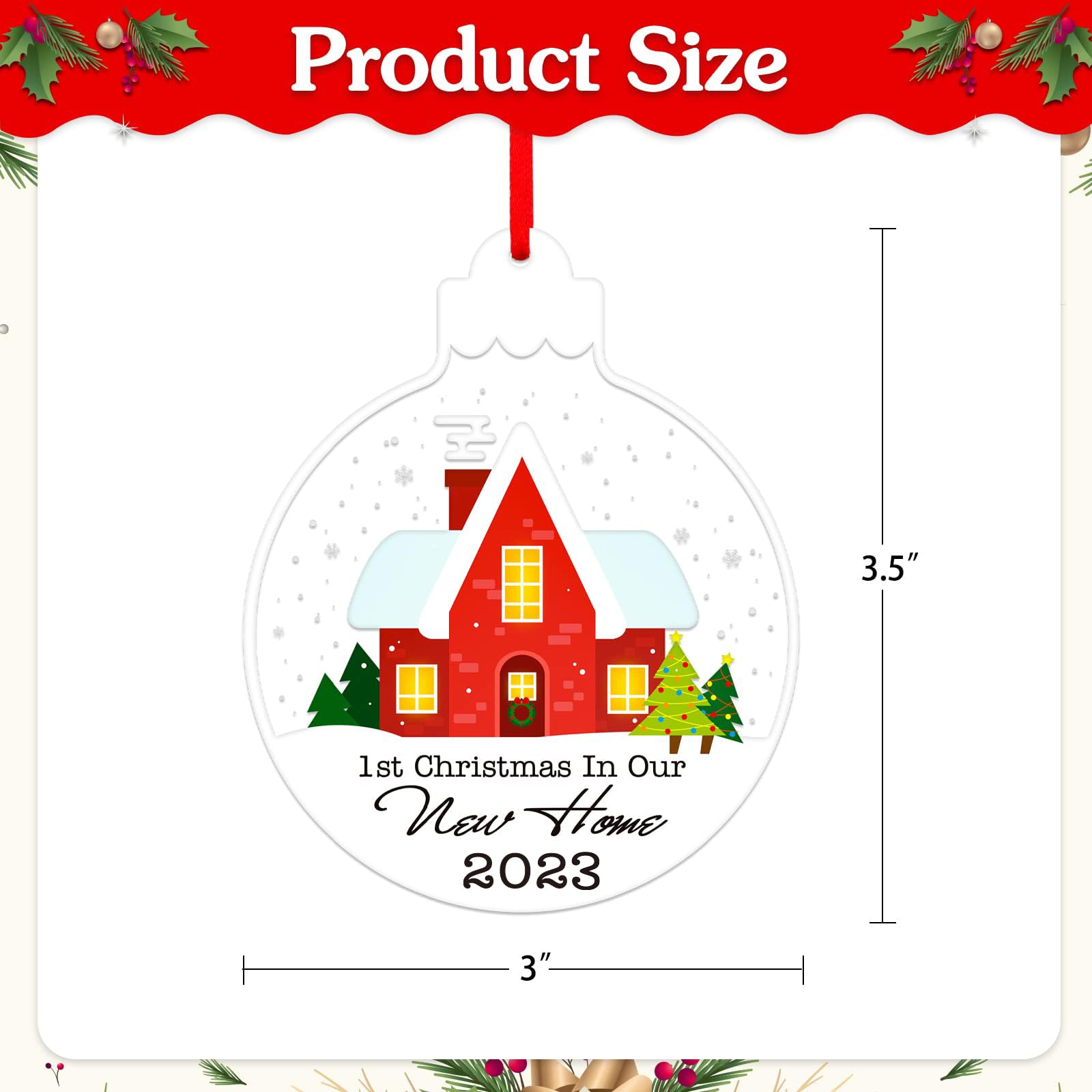 2023 First Christmas in Our New Home Ornament - 3