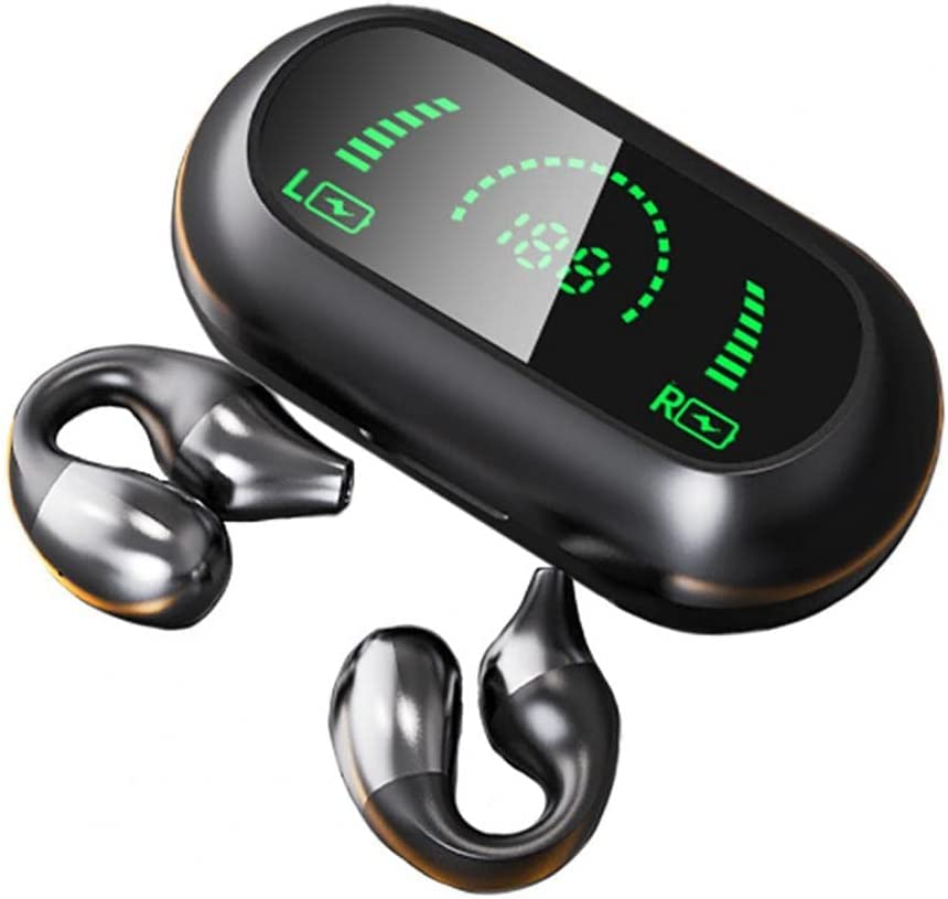 Open Ear Wireless Headphones - Bluetooth Sports Earbuds for Running, Cycling, Driving & Workout - Sweatproof Lightweight Open-Ear Design for Comfort & Safety
