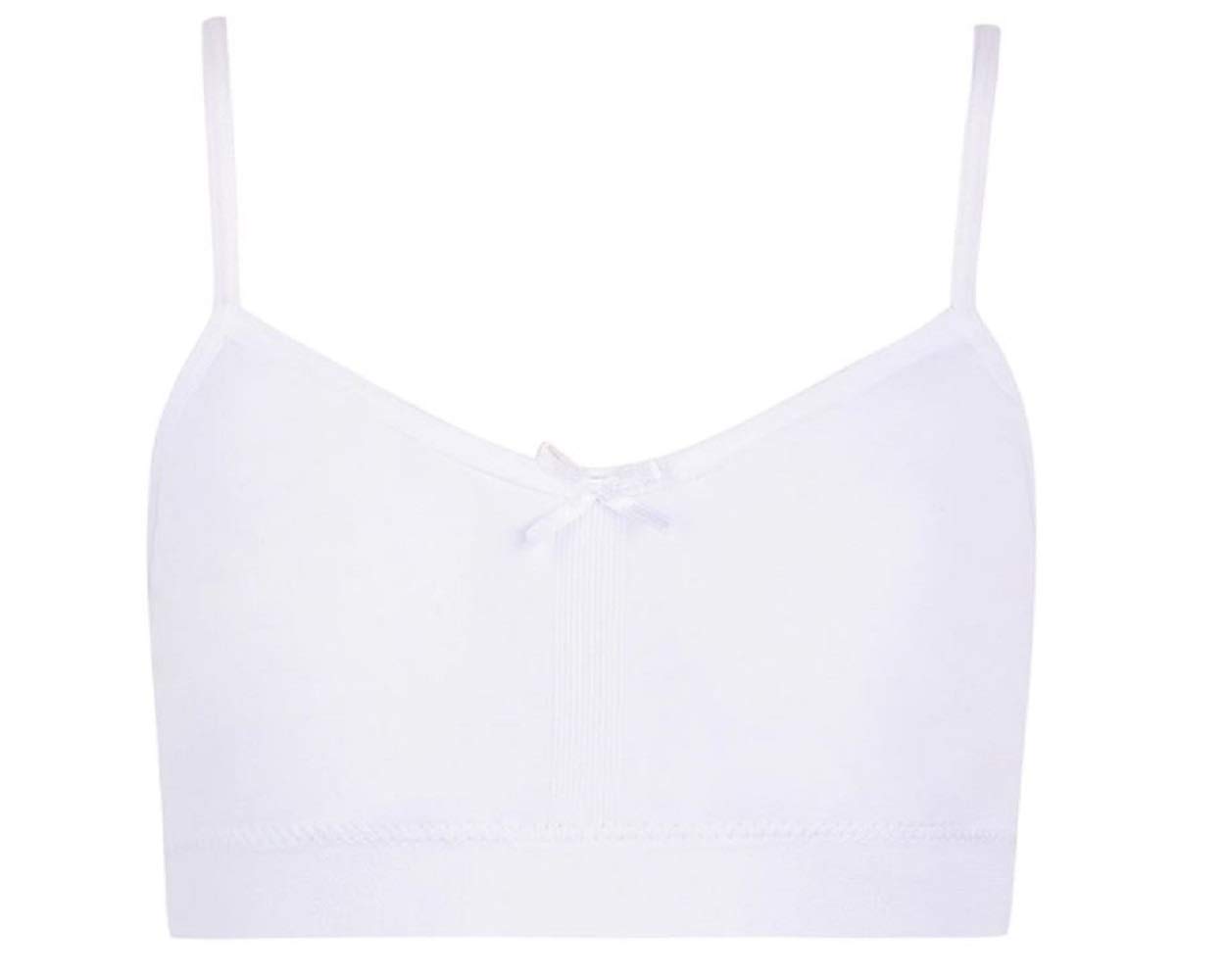 I&S Girls Seamless Cami Crop Top Training Bras - Adjustable Straps with Removable Padding - 3 Pack Value Set for Sports, Yoga & Everyday Wear