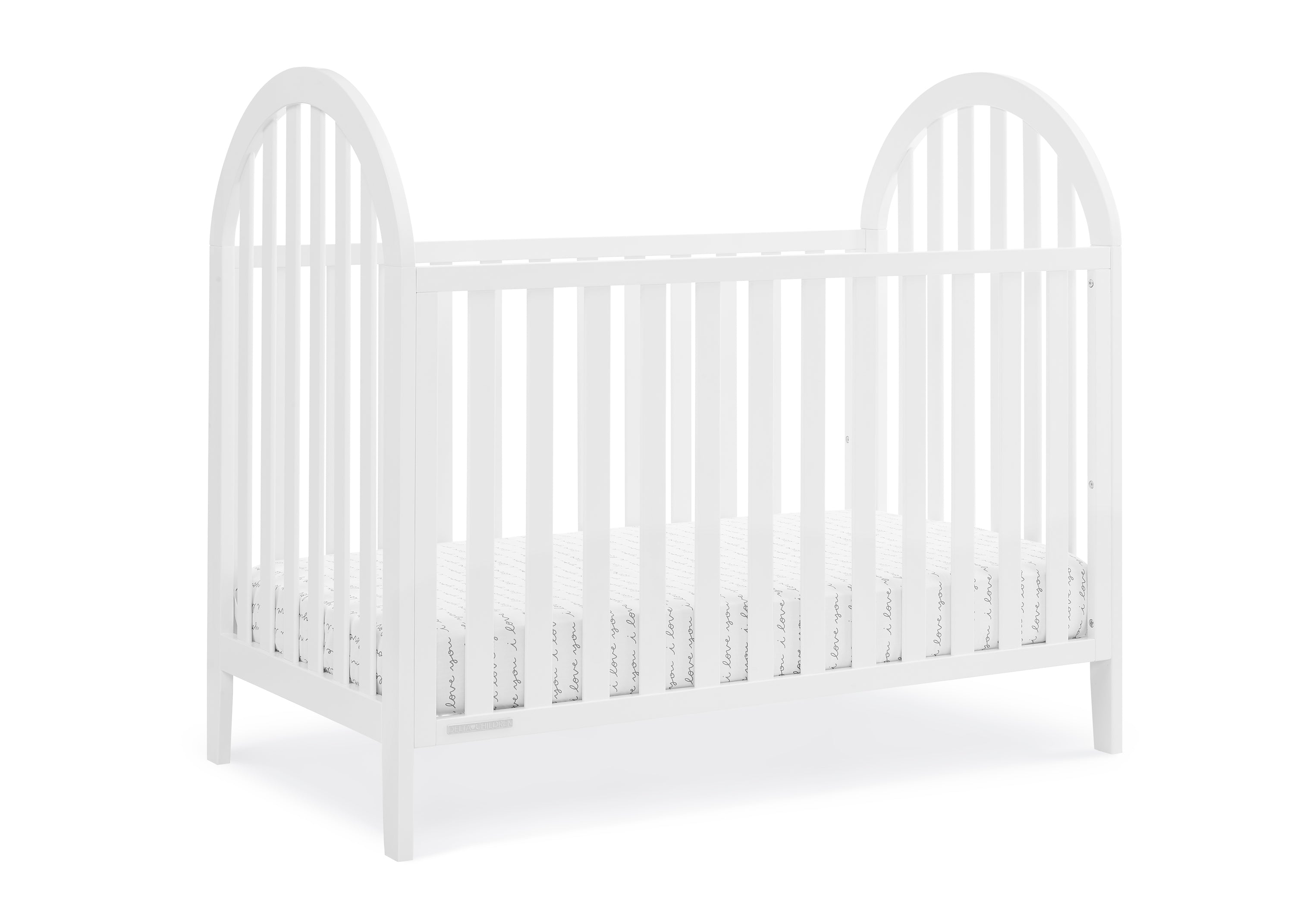 Milano 4-in-1 Convertible Baby Crib - Toddler Bed, Daybed & Full-Size Bed - Nursery Furniture for Boys & Girls - Perfect for Newborn to Teen Years