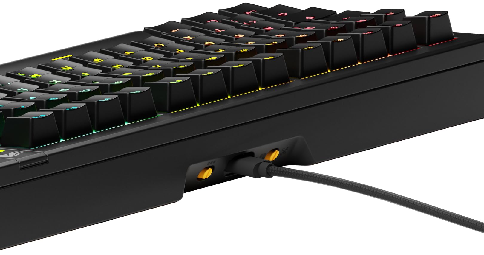 Glorious GMMK 3 Customizable Mechanical Gaming Keyboard - 75% TKL Compact Layout, Hot-Swappable 3/5 Pin Switches, Modular Gaskets, Doubleshot PBT Keycaps, Aluminum Plate (QWERTZ German Layout, Black) - Perfect for Esports, Streaming & Office Work