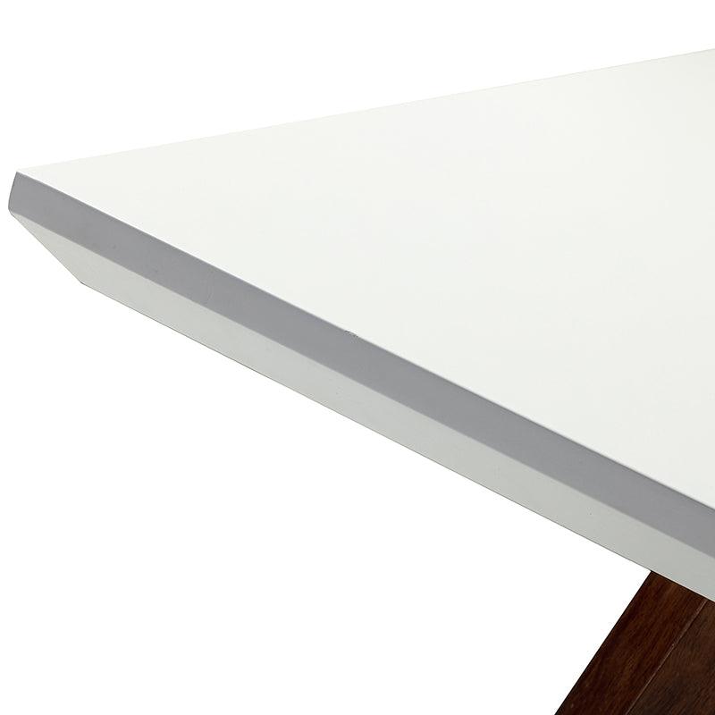 Modern Dresden Square Dining Table - Solid Wood Kitchen Table for 6 - Perfect for Family Dinners & Entertaining Guests