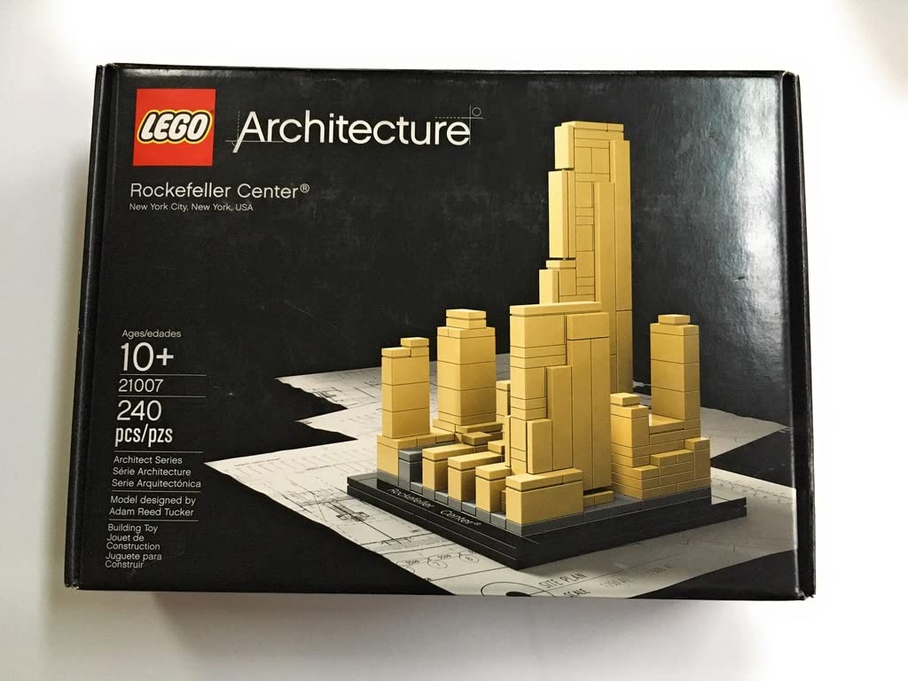 LEGO Architecture Rockefeller Center Building Set (21007) - Iconic New York City Landmark Model Kit for Collectors & Display