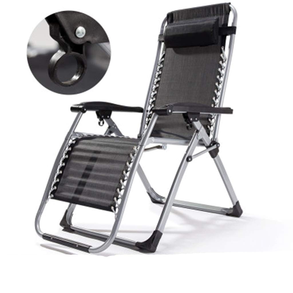 DJDL Folding Reclining Chair - Adjustable Office Nap Chair, Portable Beach Lounge Chair for Outdoor, Indoor, Camping & Relaxation | Lightweight & Space-Saving Design