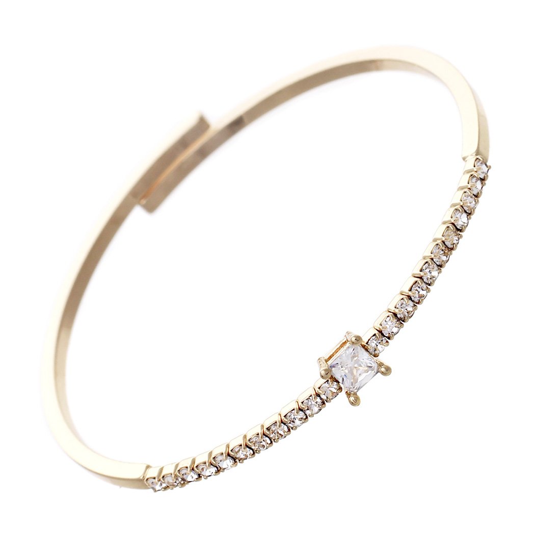 Rosemarie Women's Crystal Cuff Bracelet - Elegant & Comfortable for Daily Wear