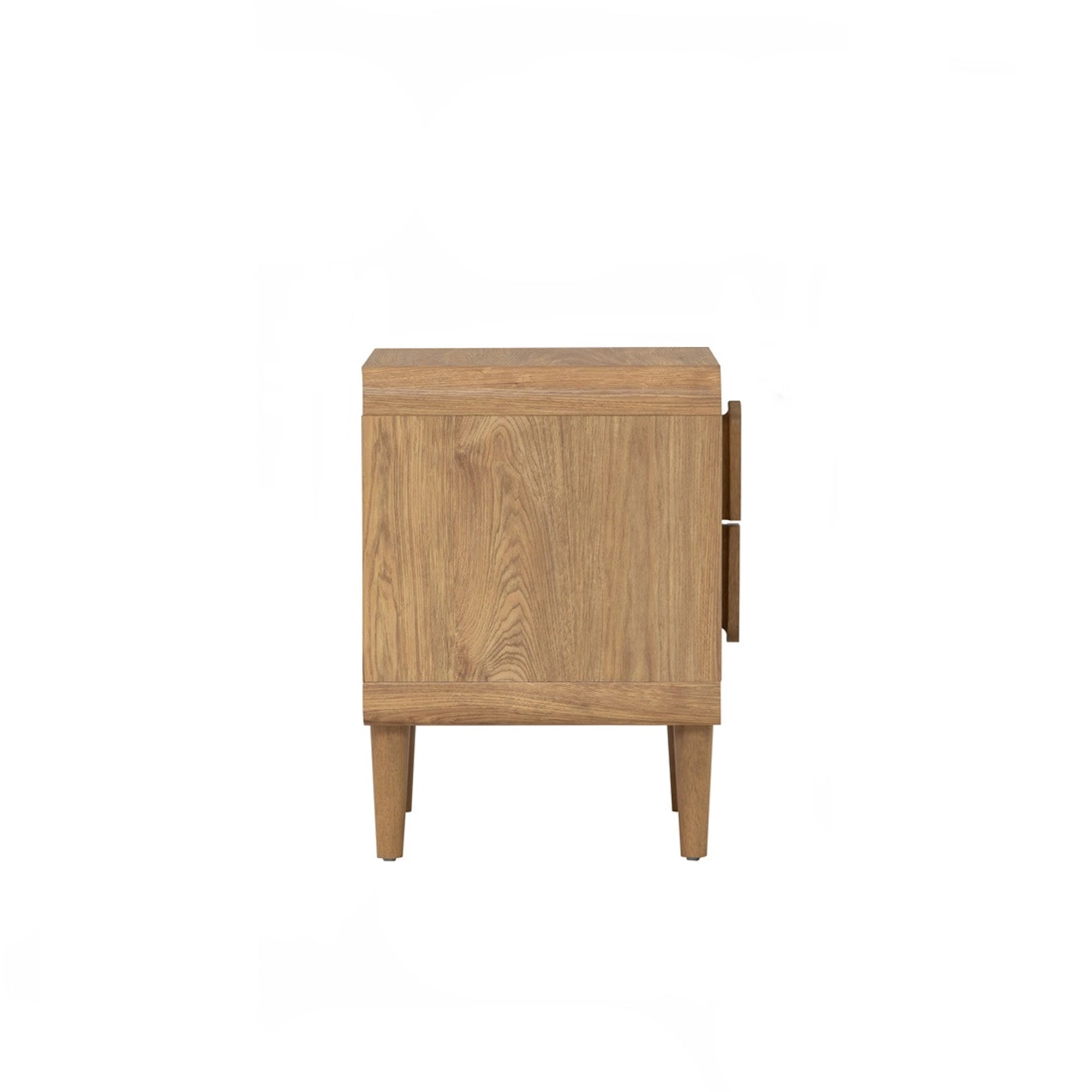 Modern Sora Side Table - Small Accent End Table for Living Room, Bedroom, or Office - Stylish Wooden Nightstand with Storage Shelf
