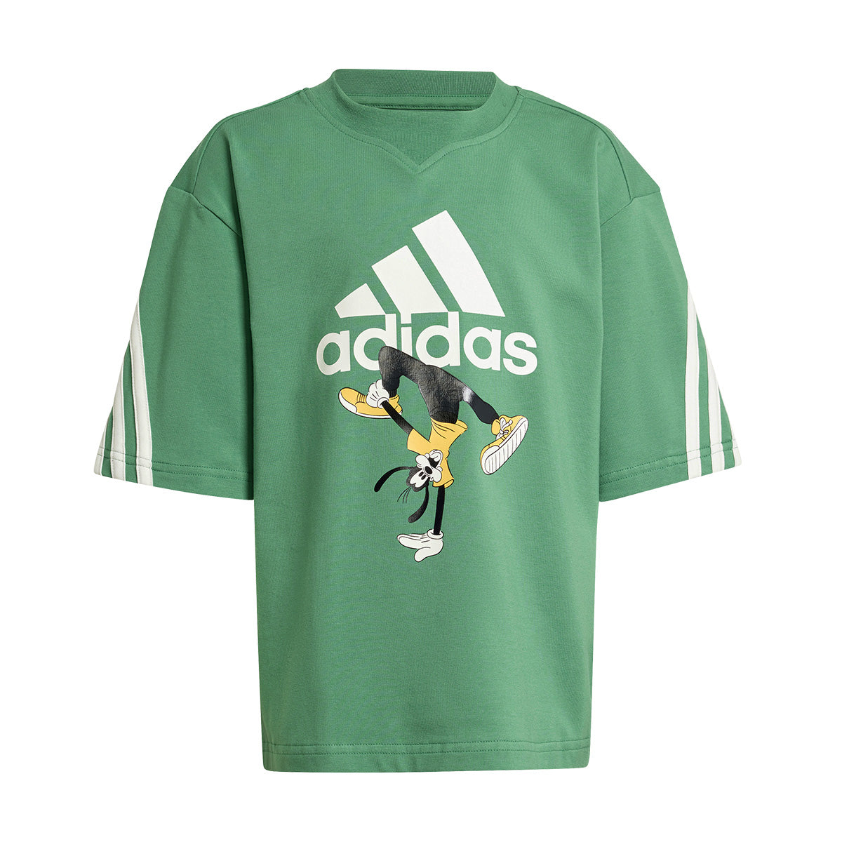 Disney Kids Goofy Graphic T-Shirt - Green Vintage Style Cotton Tee for Boys & Girls - Perfect for School, Playdates & Disney Theme Parks