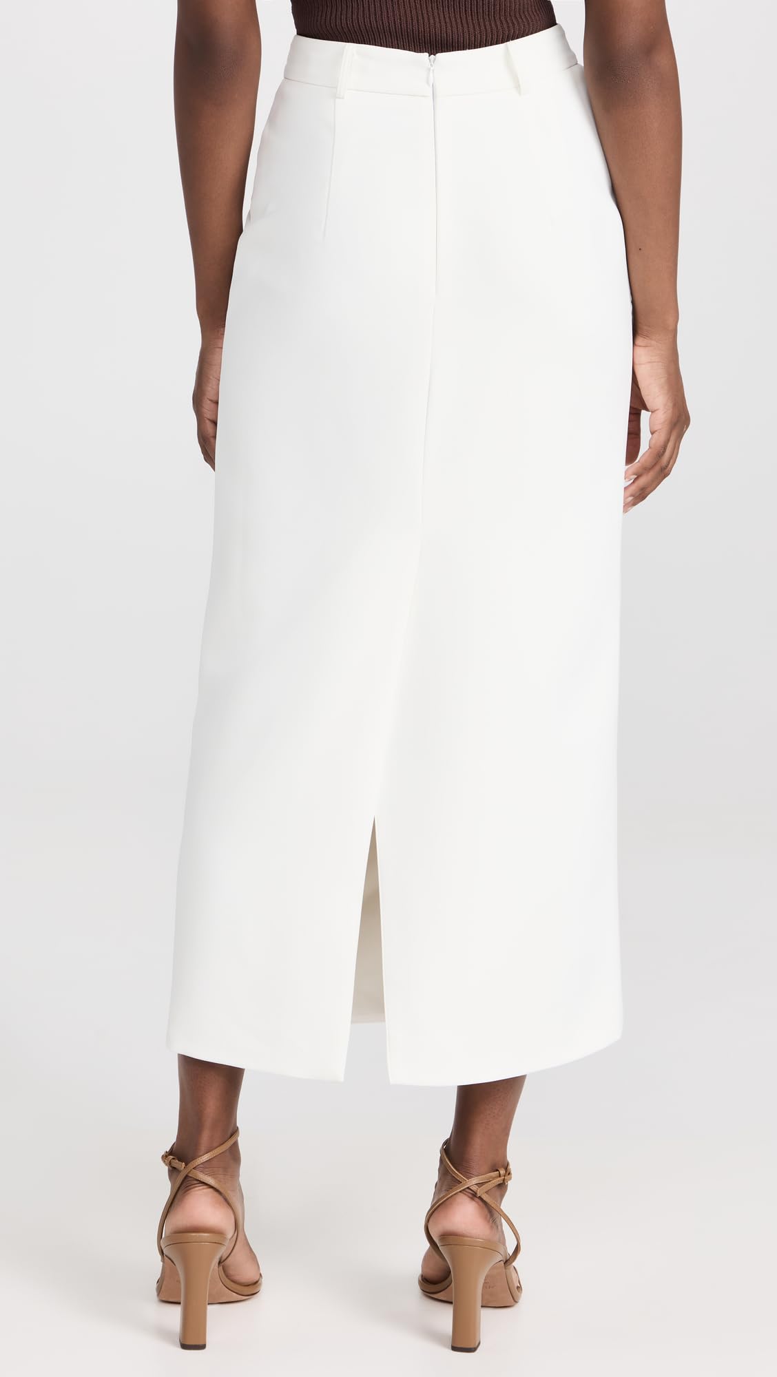 Pixie Market Women's Nia White Maxi Skirt - Flowy Summer Long Skirt for Beach, Vacation & Boho Outfits