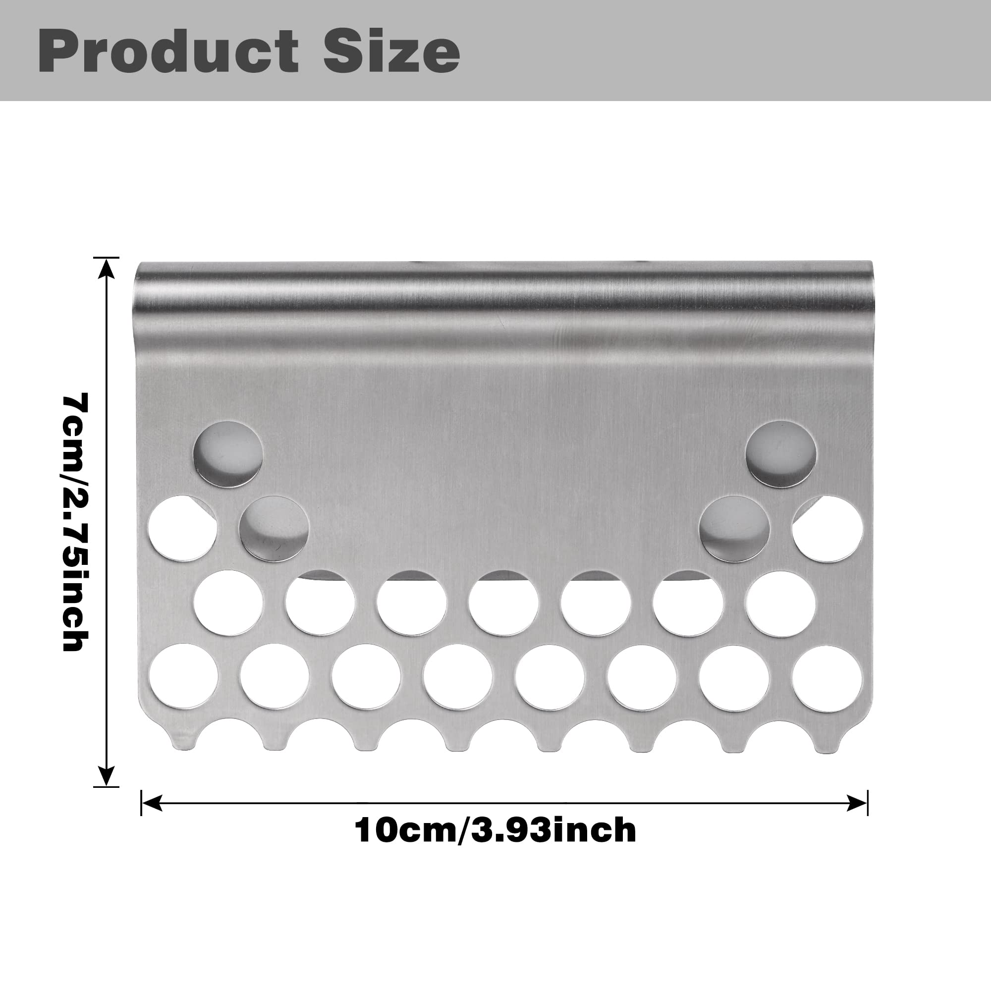 **Tugaizi Grease Trap Mesh Screen for Blackstone Griddles – Universal Fit for Flat Top Grills, Prevents Food from Falling – Perfect for Outdoor Cooking, Camping & Backyard BBQs (1 Pack)**