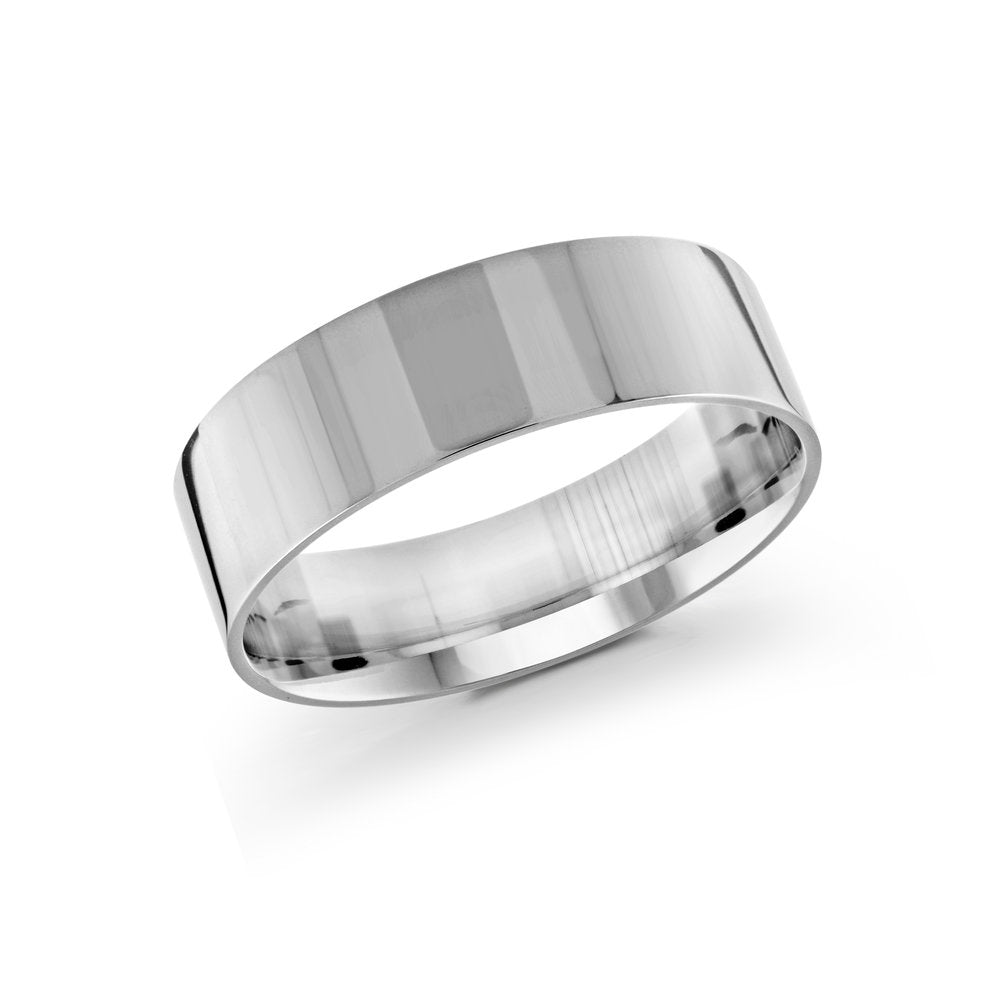 7mm Men's Satin Finish Flat Wedding Band - Comfort Fit Tungsten Ring for Grooms & Brides | Perfect for Weddings, Anniversaries & Special Occasions