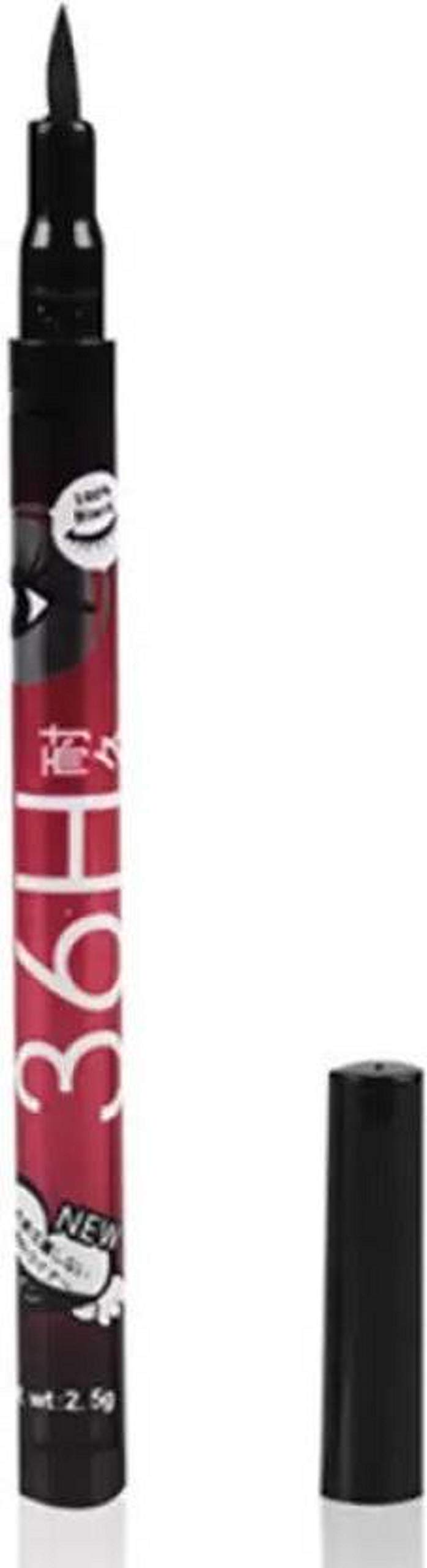 Precision Waterproof Eyeliner Pencil - Black for Long-Lasting Makeup