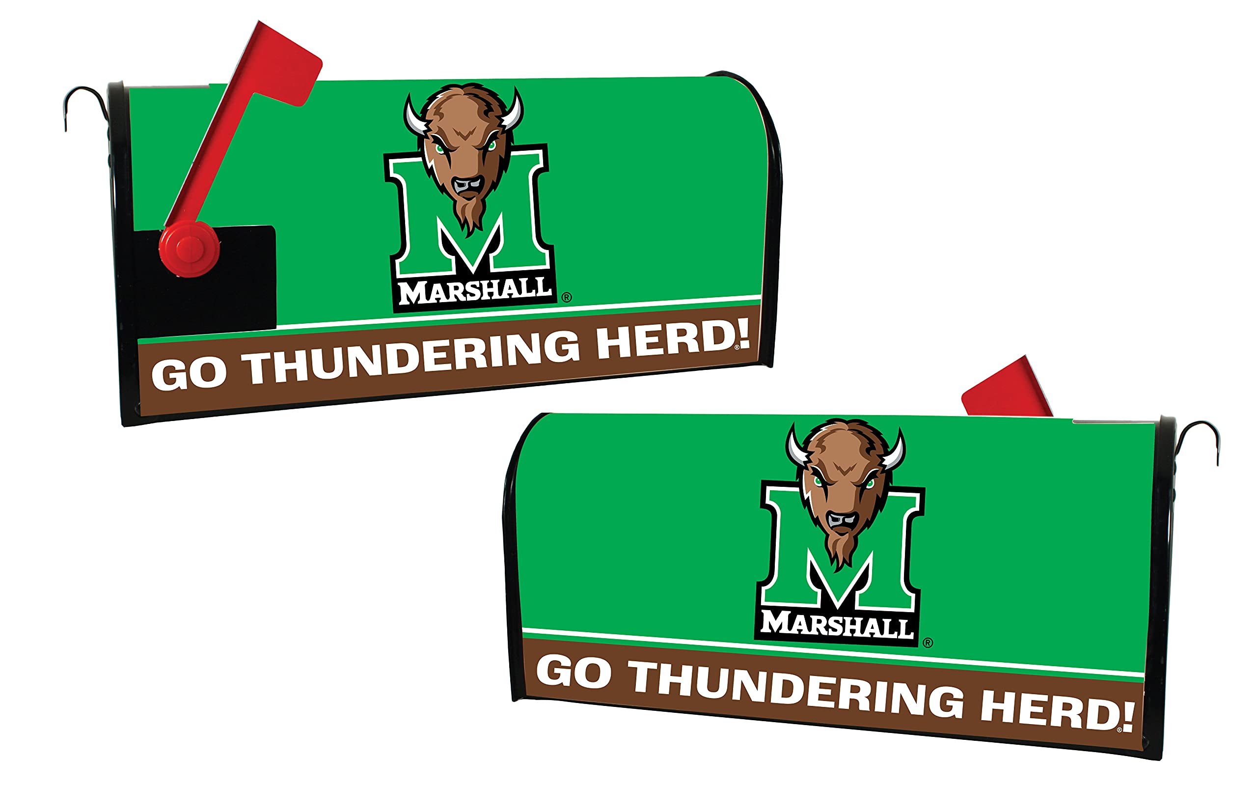 Officially Licensed Marshall Thundering Herd Mailbox Cover - Collegiate Decor for Football Fans | Perfect for Game Day Tailgating & Home Exterior Decor