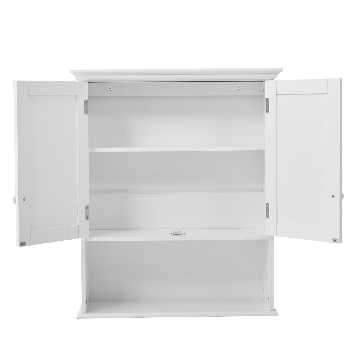 Wall Mount Bathroom Cabinet - Bathroom Storage Organizer with Mirror, Medicine Cabinet for Bathroom, Kitchen & Laundry Room Organization (Perfect for Small Spaces & Apartment Living)